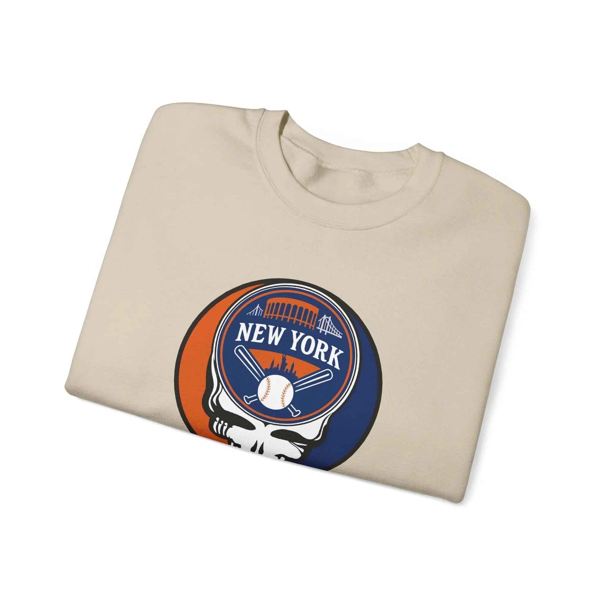 New York Mets Original Stealie Grateful Dead Crewneck Grateful Dead Sweatshirt
