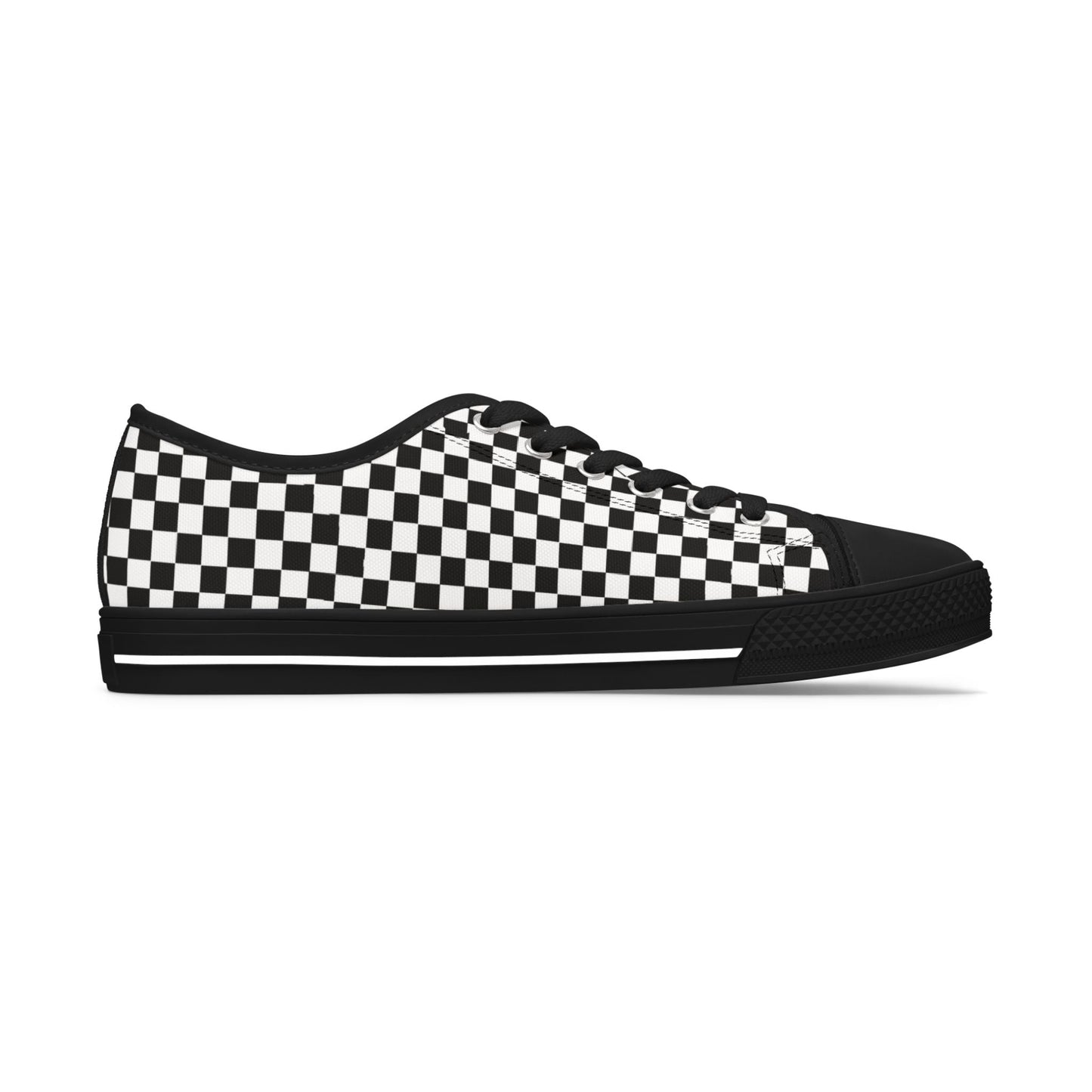 Retro Checkered Low Top Sneakers
