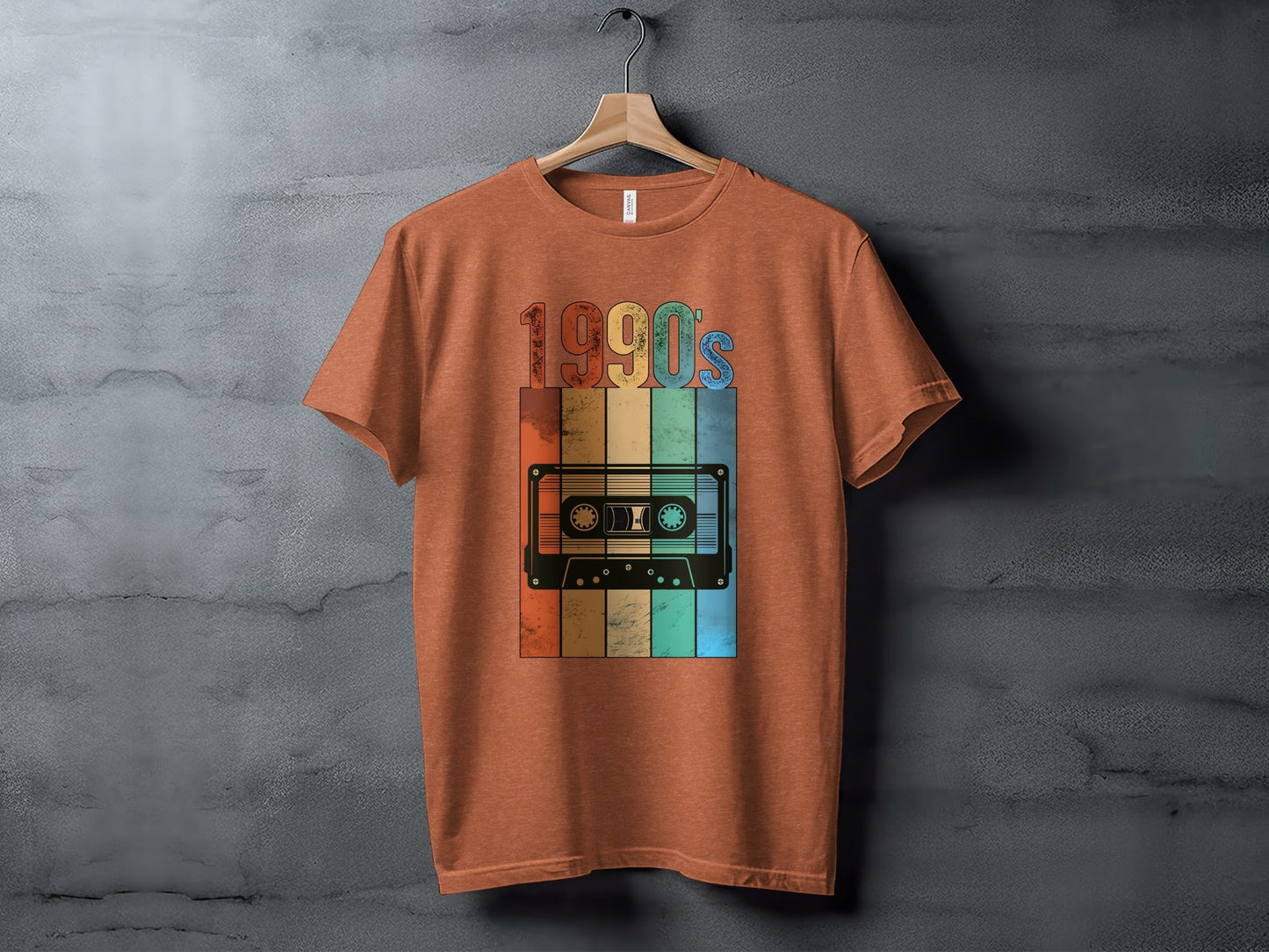 Vintage Cassette Tape with 1990s Design Retro T-Shirt