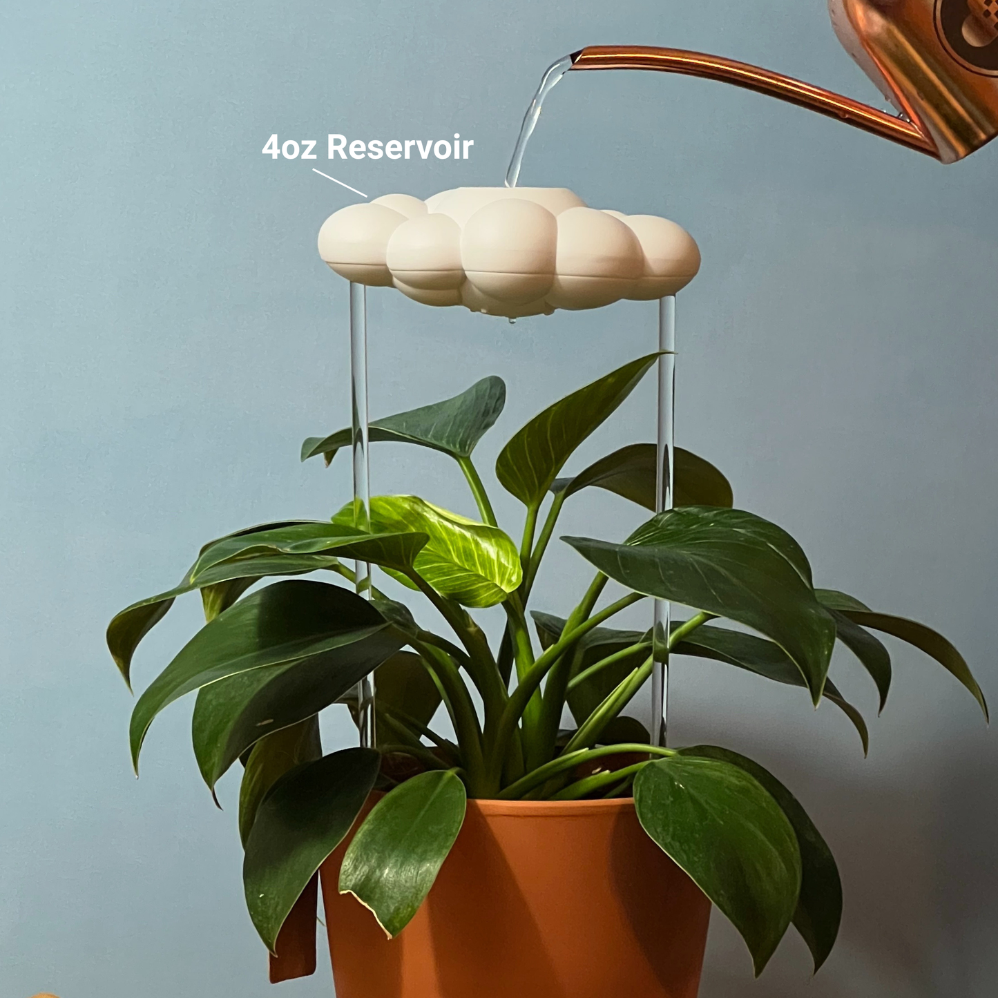 Original Dripping Rain Cloud with Pink Heart Charm