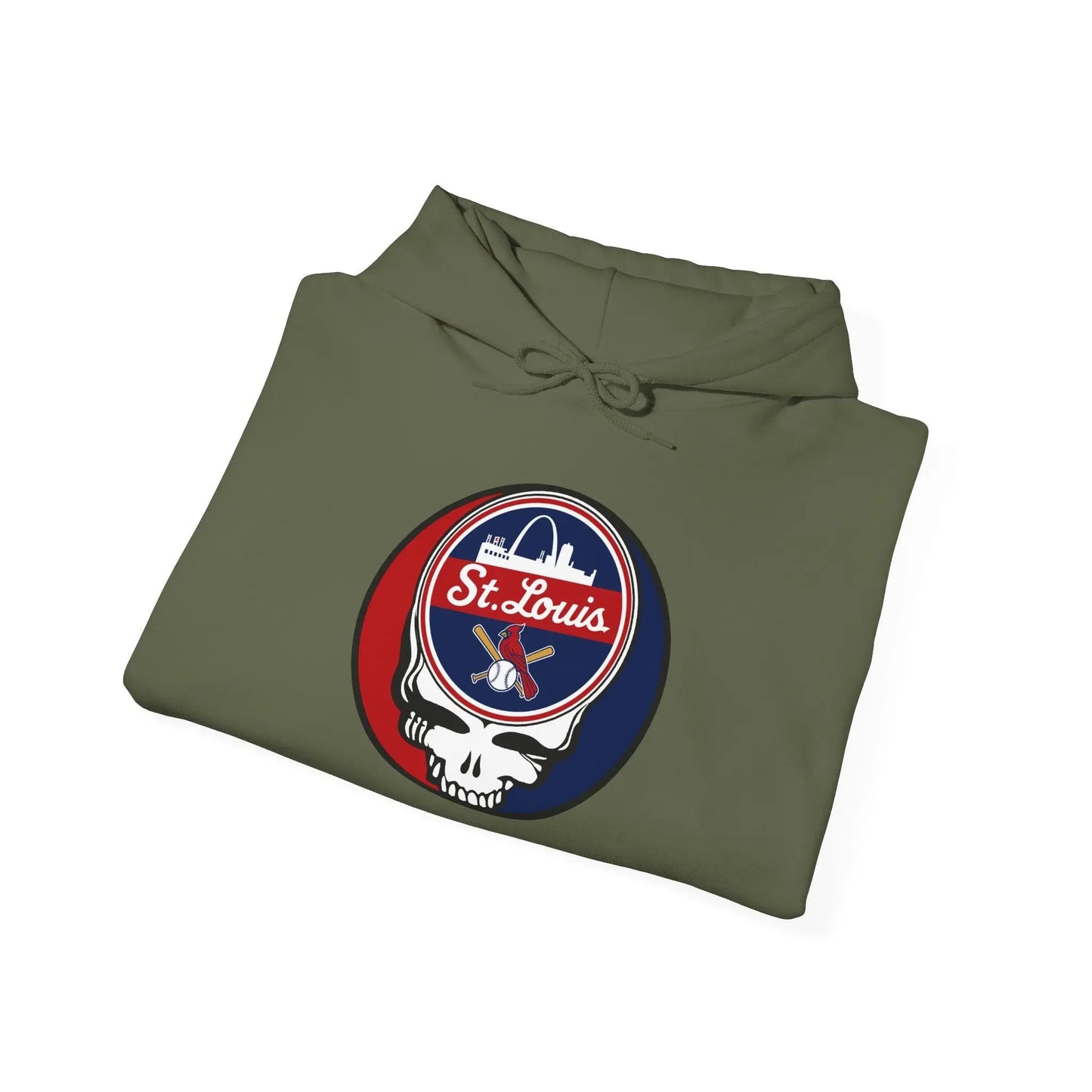 St. Louis Cardinals Original Stealie Grateful Dead Hoodie