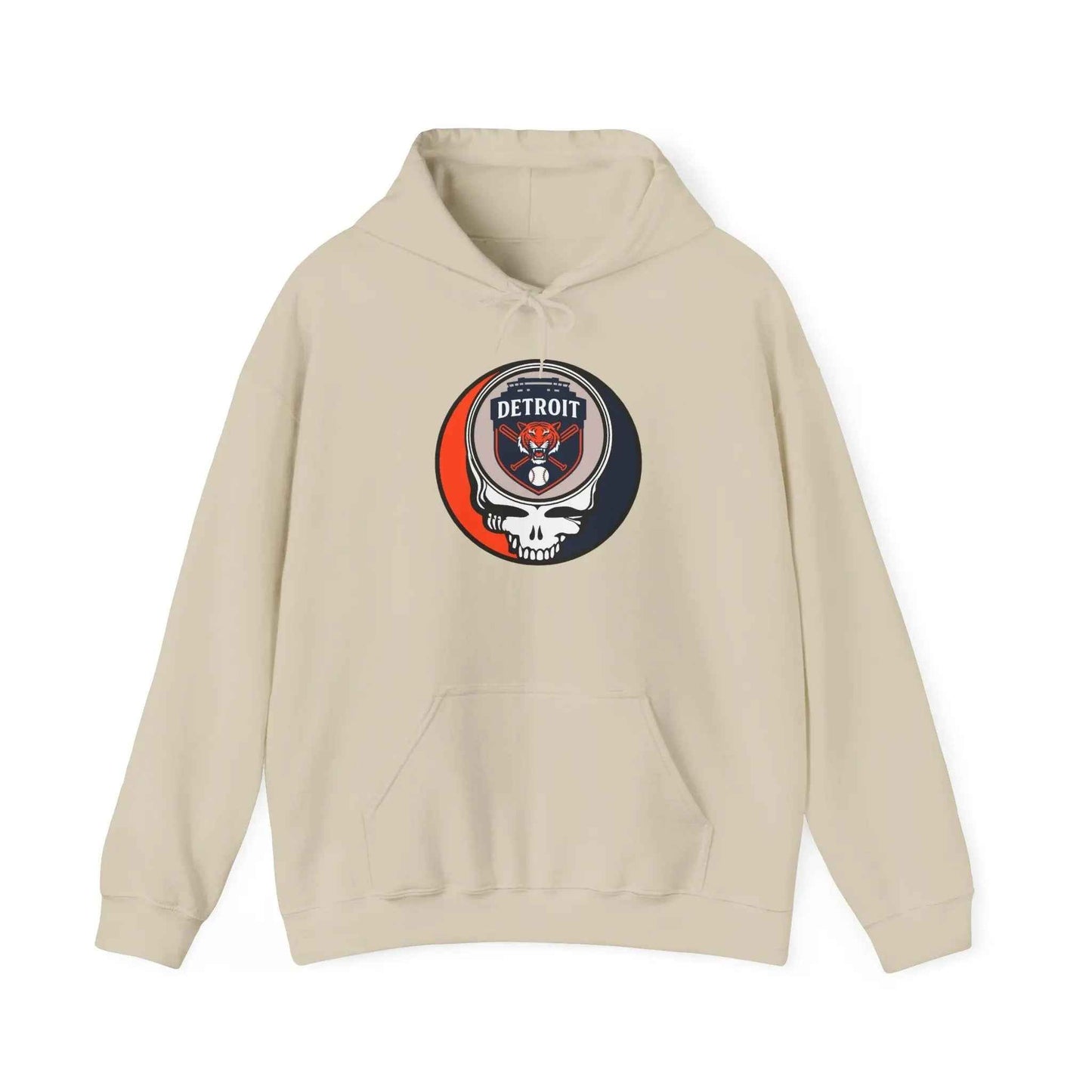 Detroit Tigers Original Stealie Grateful Dead Hoodie