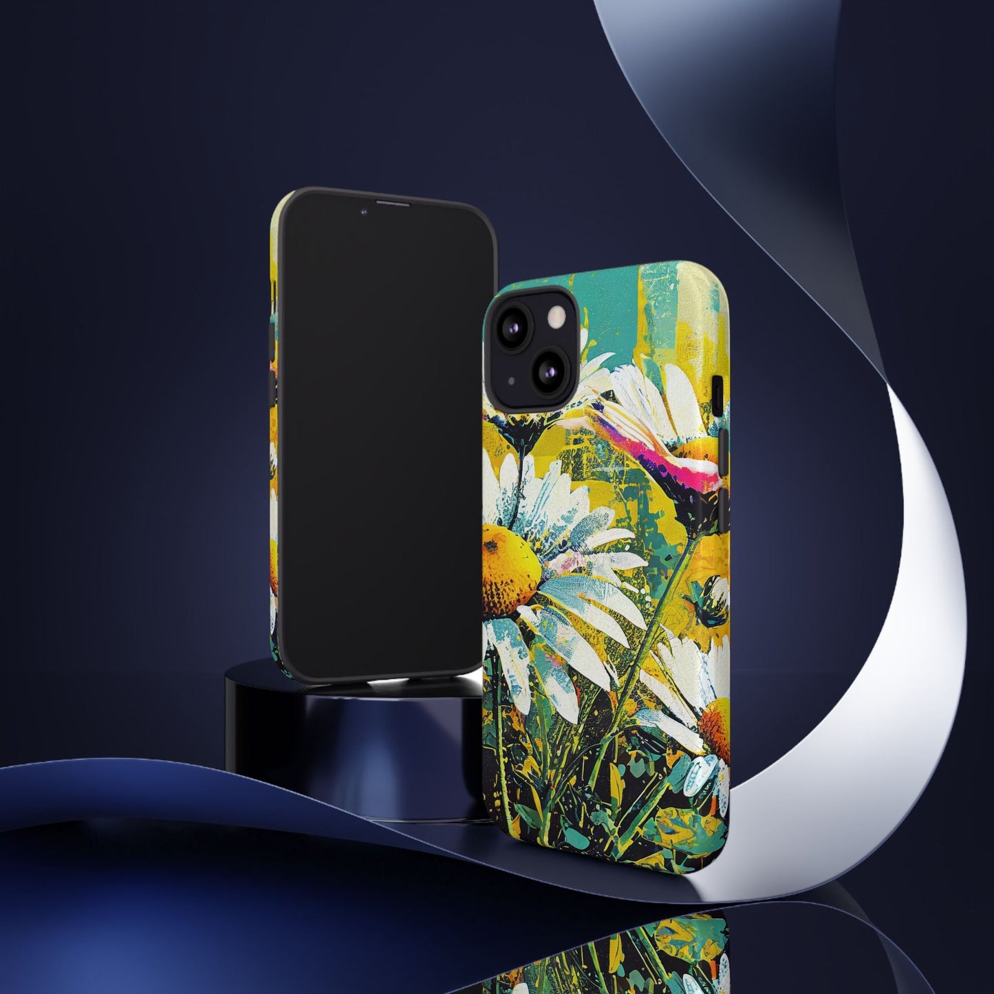 Colorful Daisy Floral Tough Phone Case