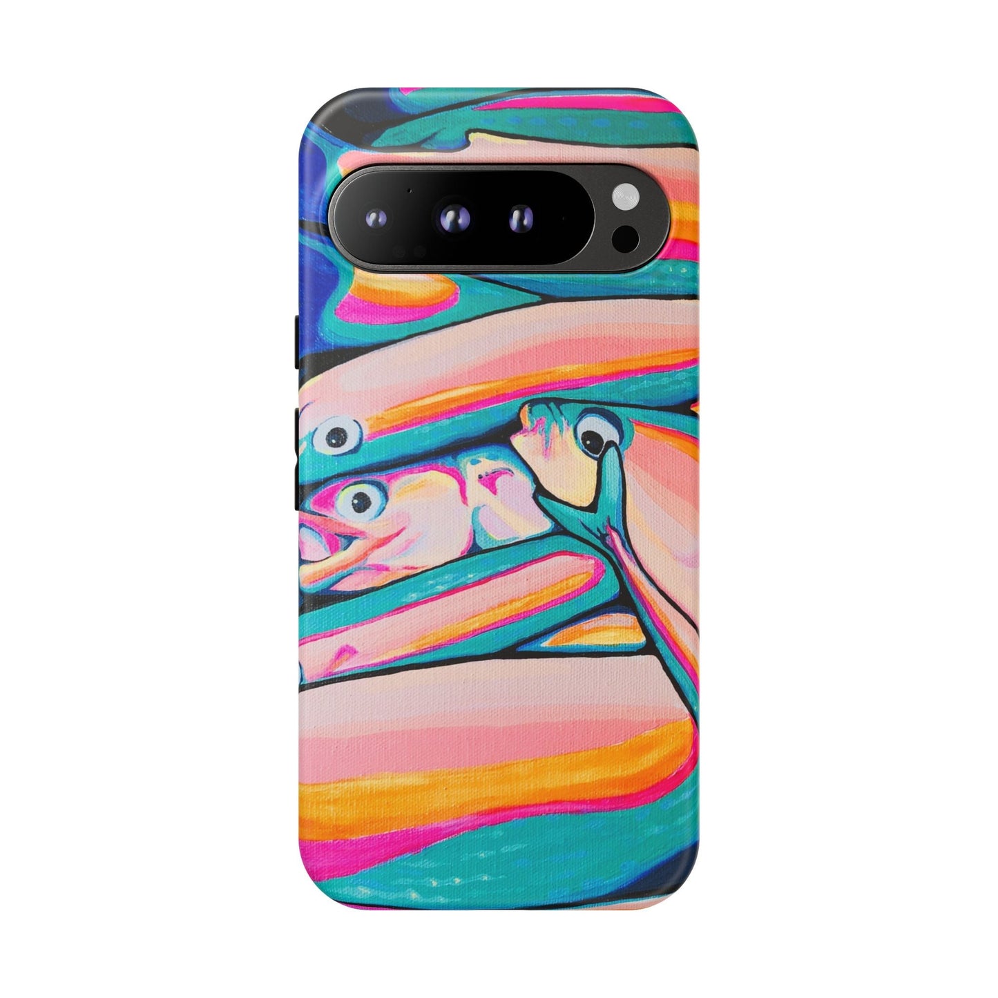 Neon Fish Tough Phone Case
