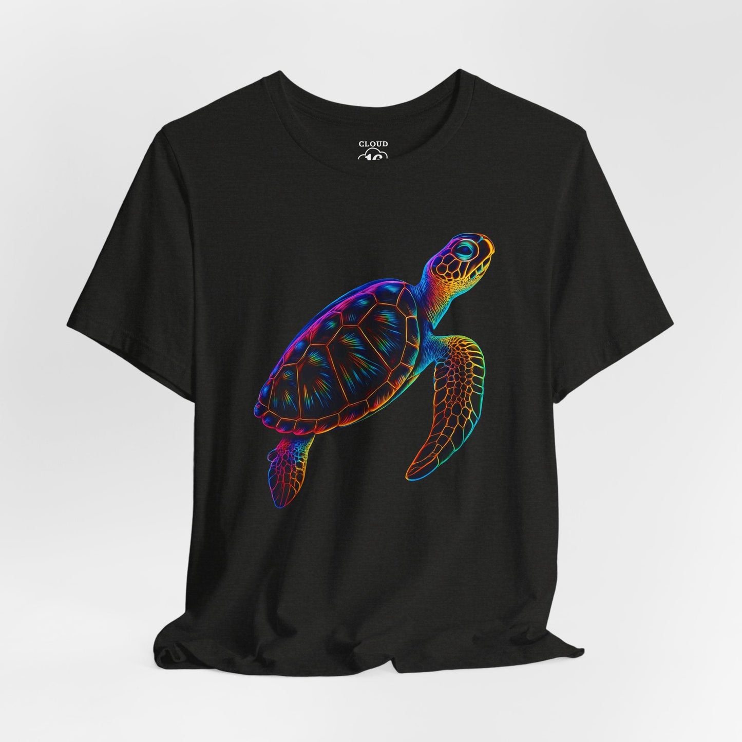 Colorful Turtle T-Shirt - Unisex Ocean Graphic Tee - Eco-Friendly Summer Apparel