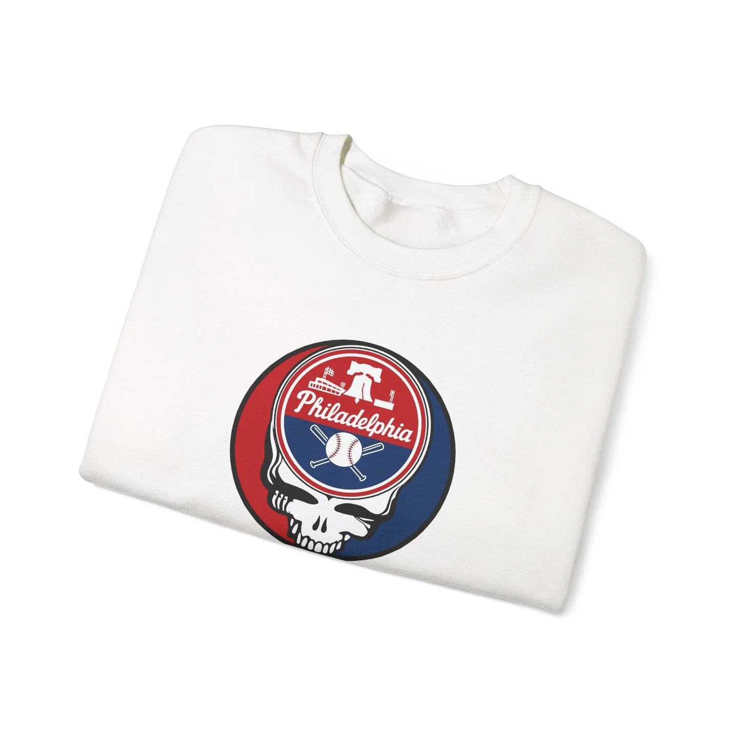 Philadelphia Phillies Original Stealie Grateful Dead Crewneck Grateful Dead Sweatshirt
