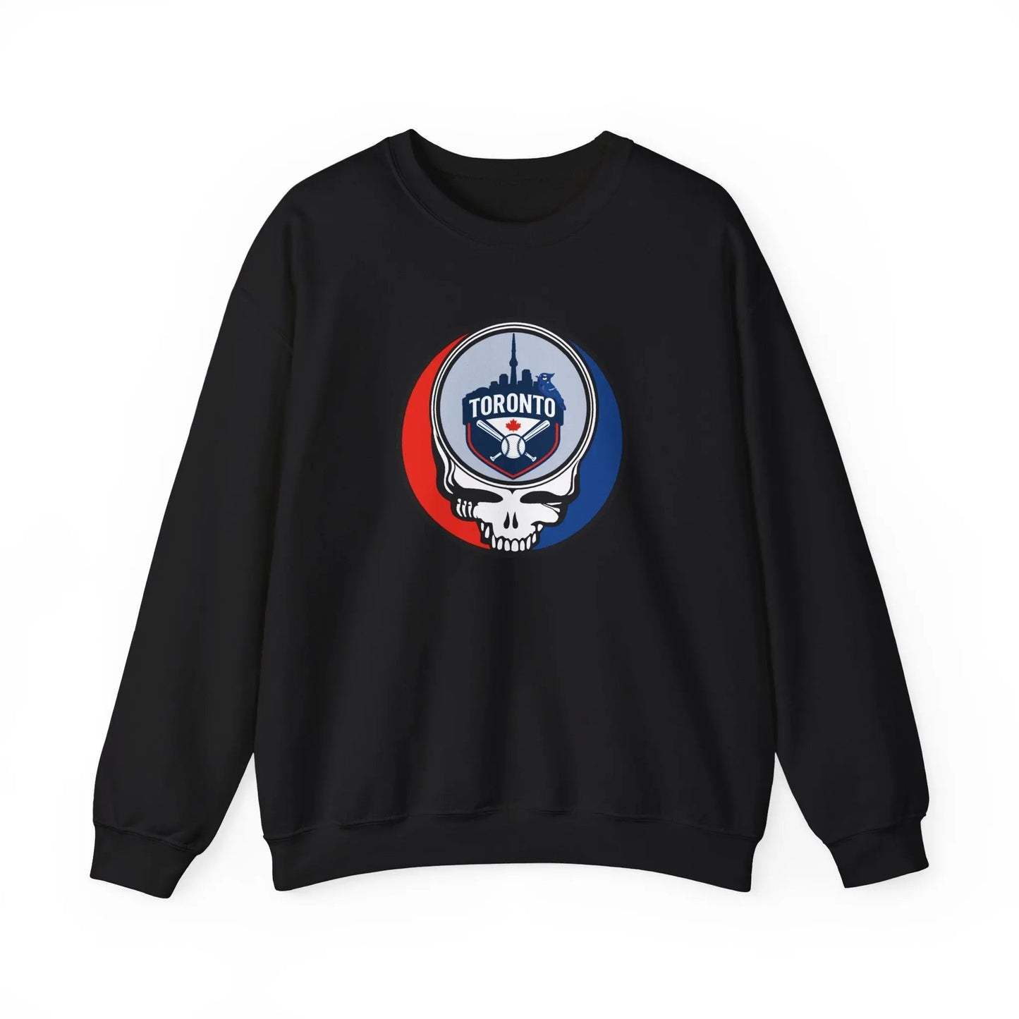 Toronto Blue Jays Original Stealie Grateful Dead Crewneck Grateful Dead Sweatshirt