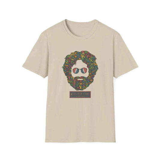 Jerry Garcia Dancing Bears Face - Vineyard Collection Grateful Dead T-Shirt