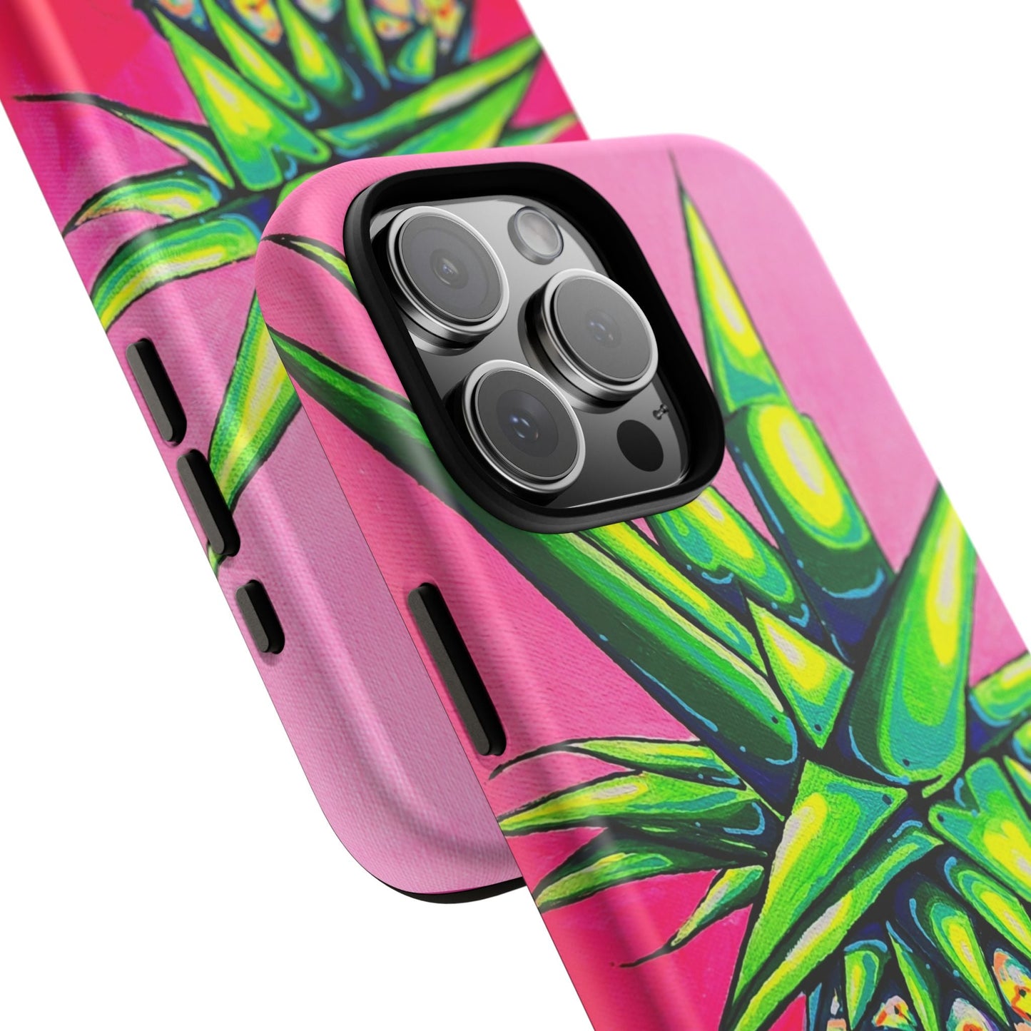 Neon Pineapple Tough Phone Case