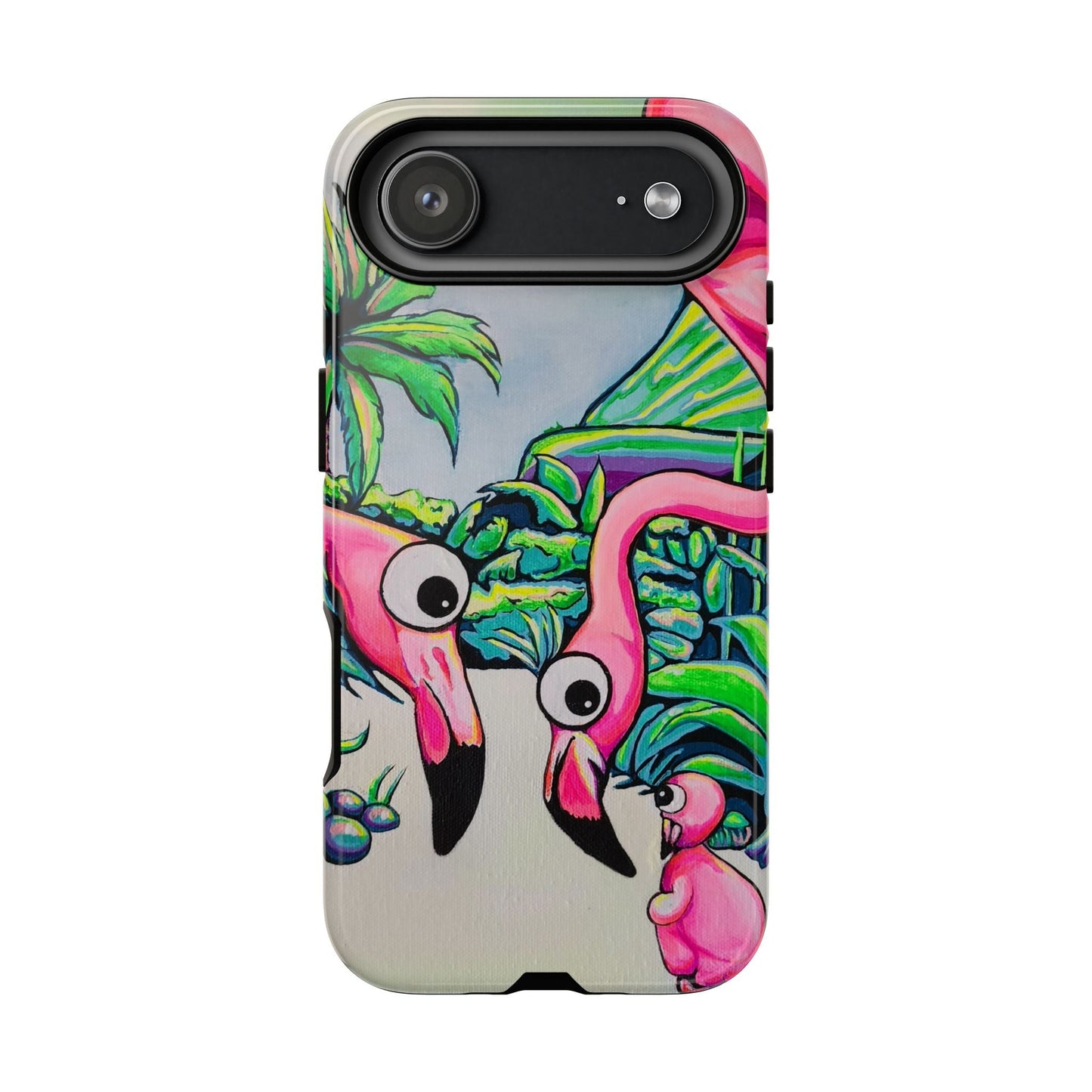 Cyclops Flamingo Family Tough Phone Case