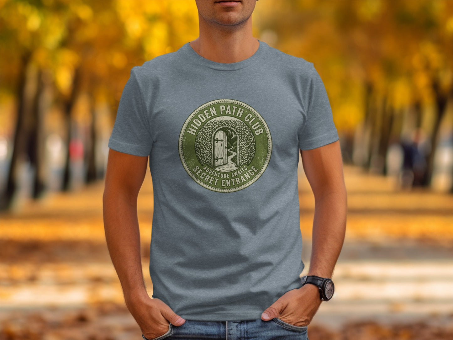 Hidden Path Club: Secret Entrance - Vintage Outdoor Apparel