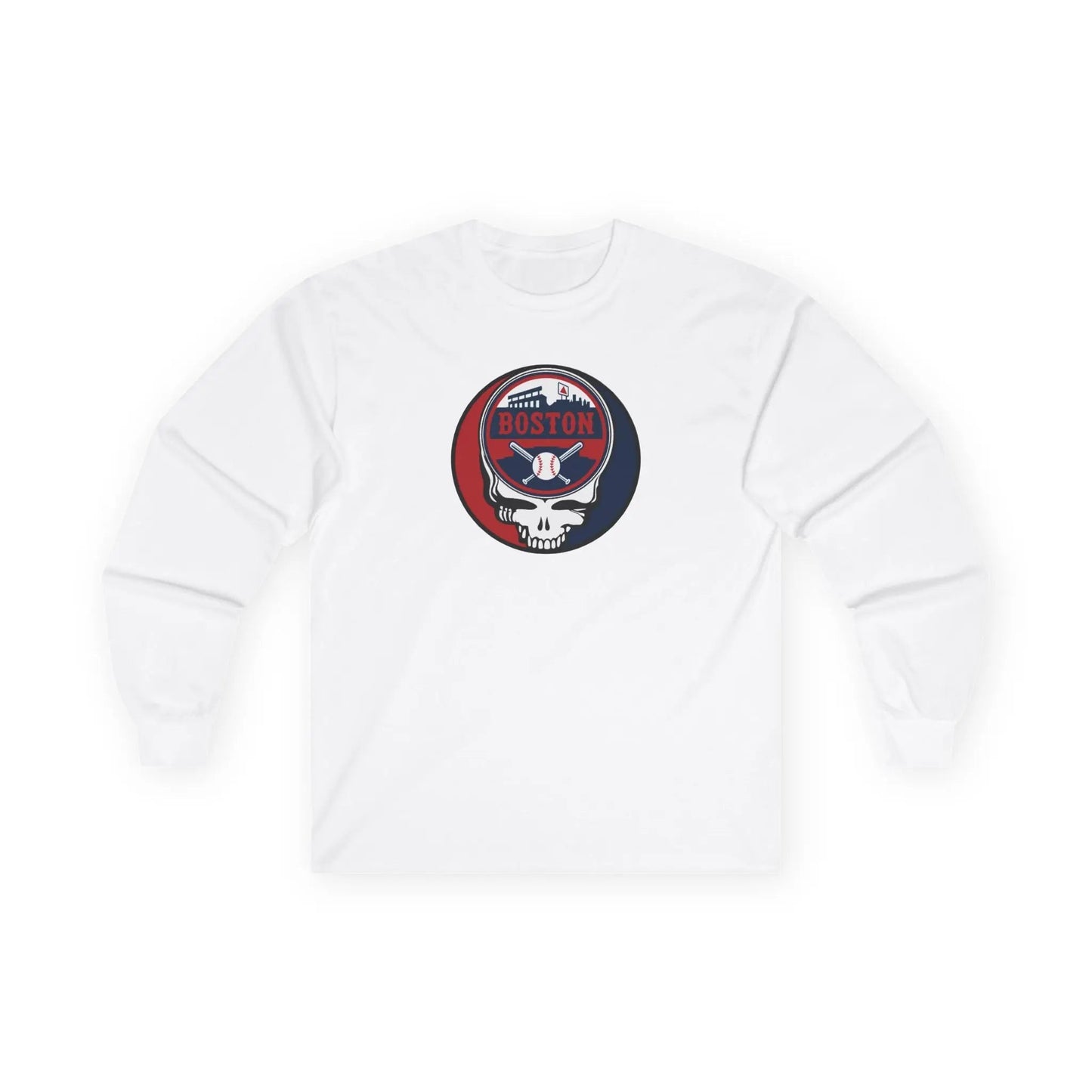 Boston Red Sox Original Stealie Long Sleeve Long Sleeve T-Shirt