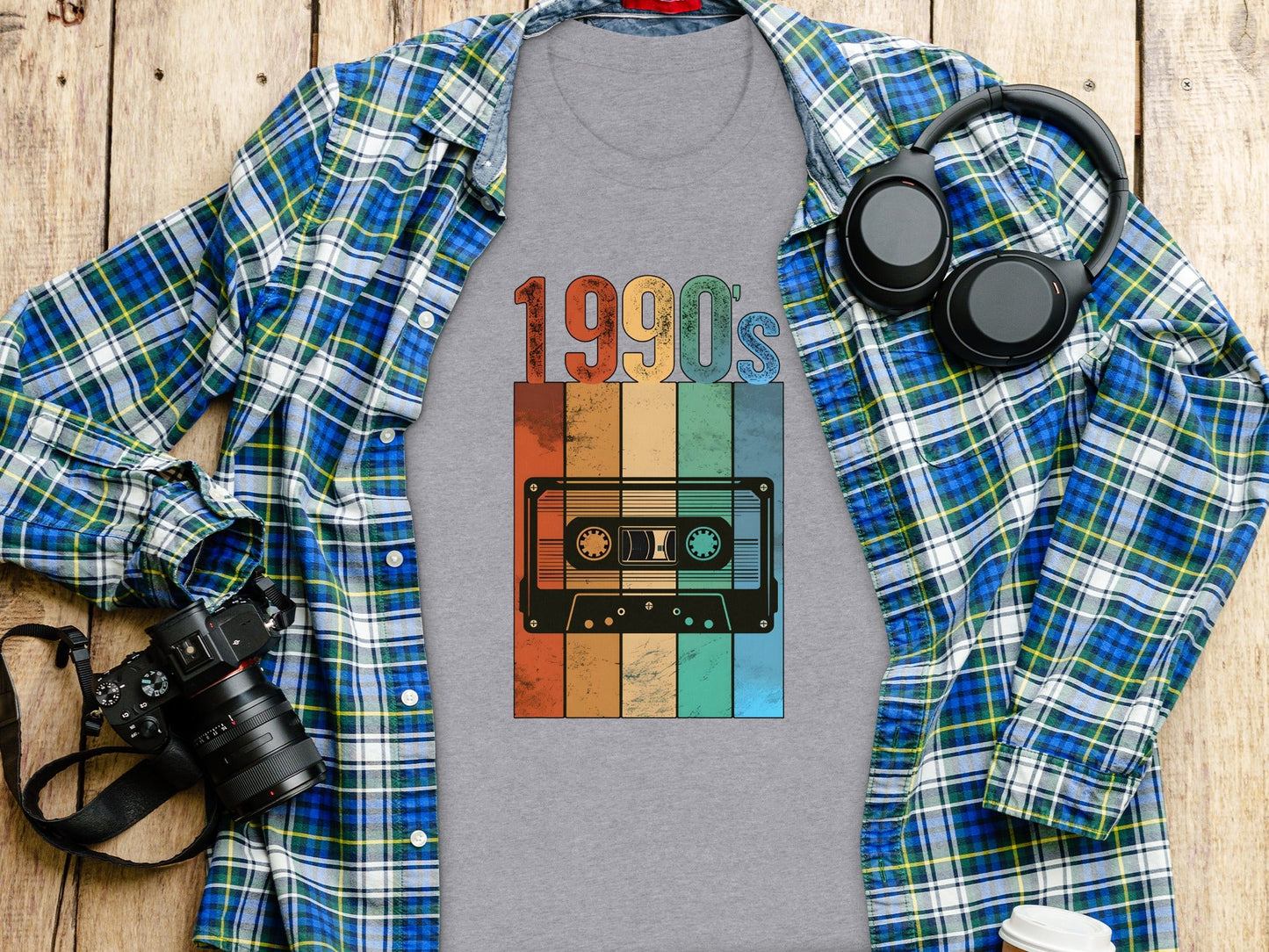 Vintage Cassette Tape with 1990s Design Retro T-Shirt