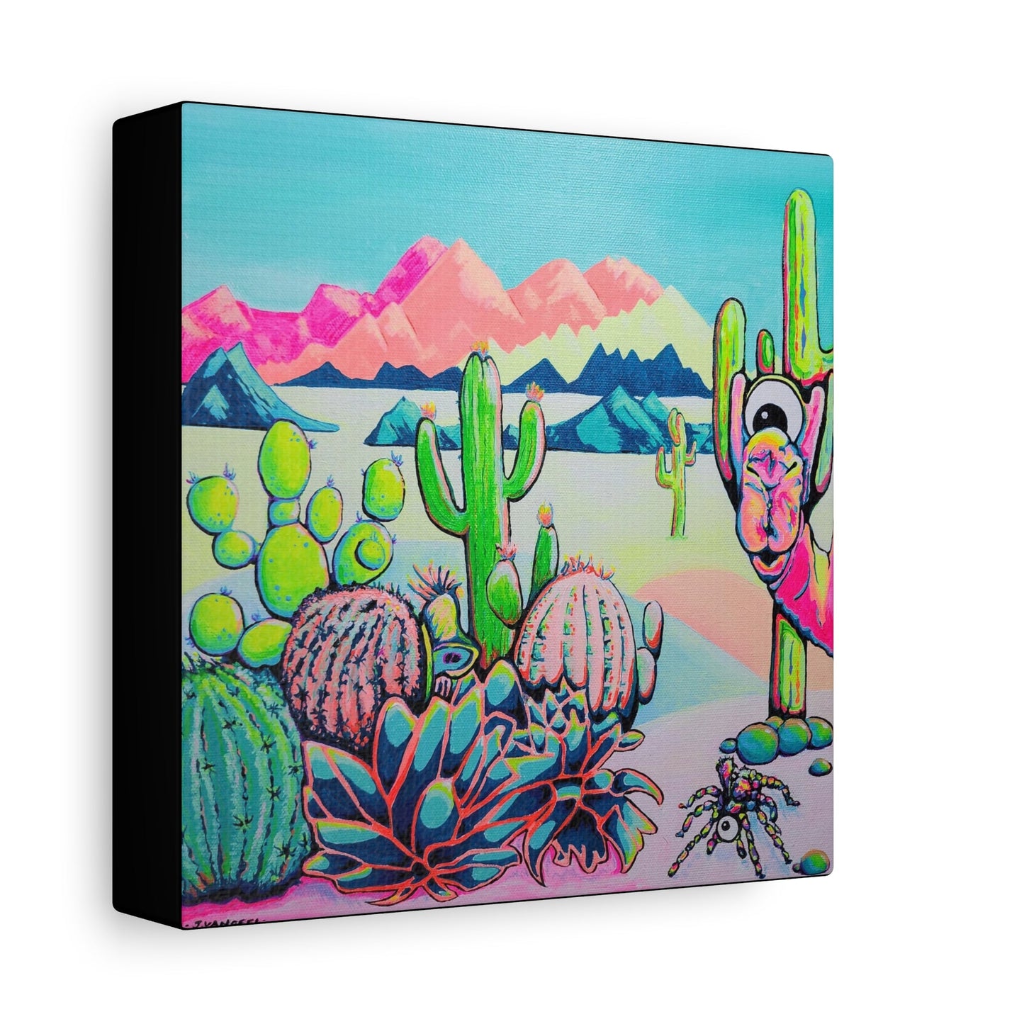 Cyclops Camel Canvas Print, Original Artist Design, Home Decor, Wall Art