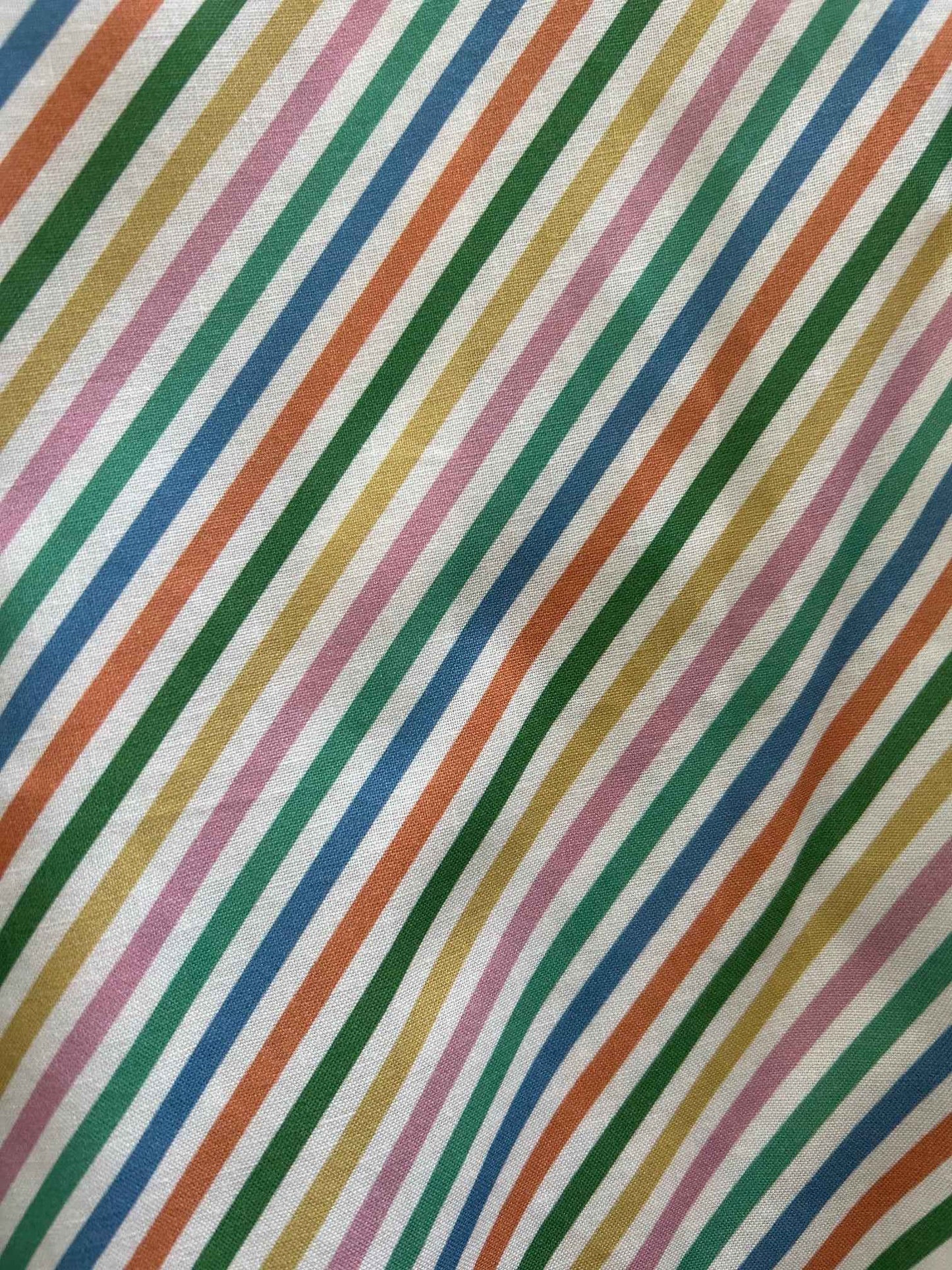 Rainbow Stripe Skater Skirt