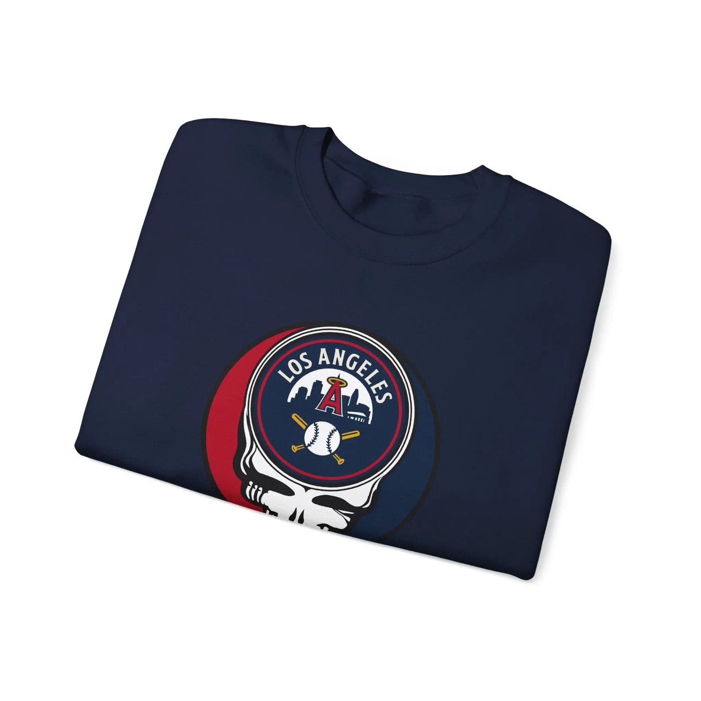 Los Angeles Angels Original Stealie Grateful Dead Crewneck Grateful Dead Sweatshirt