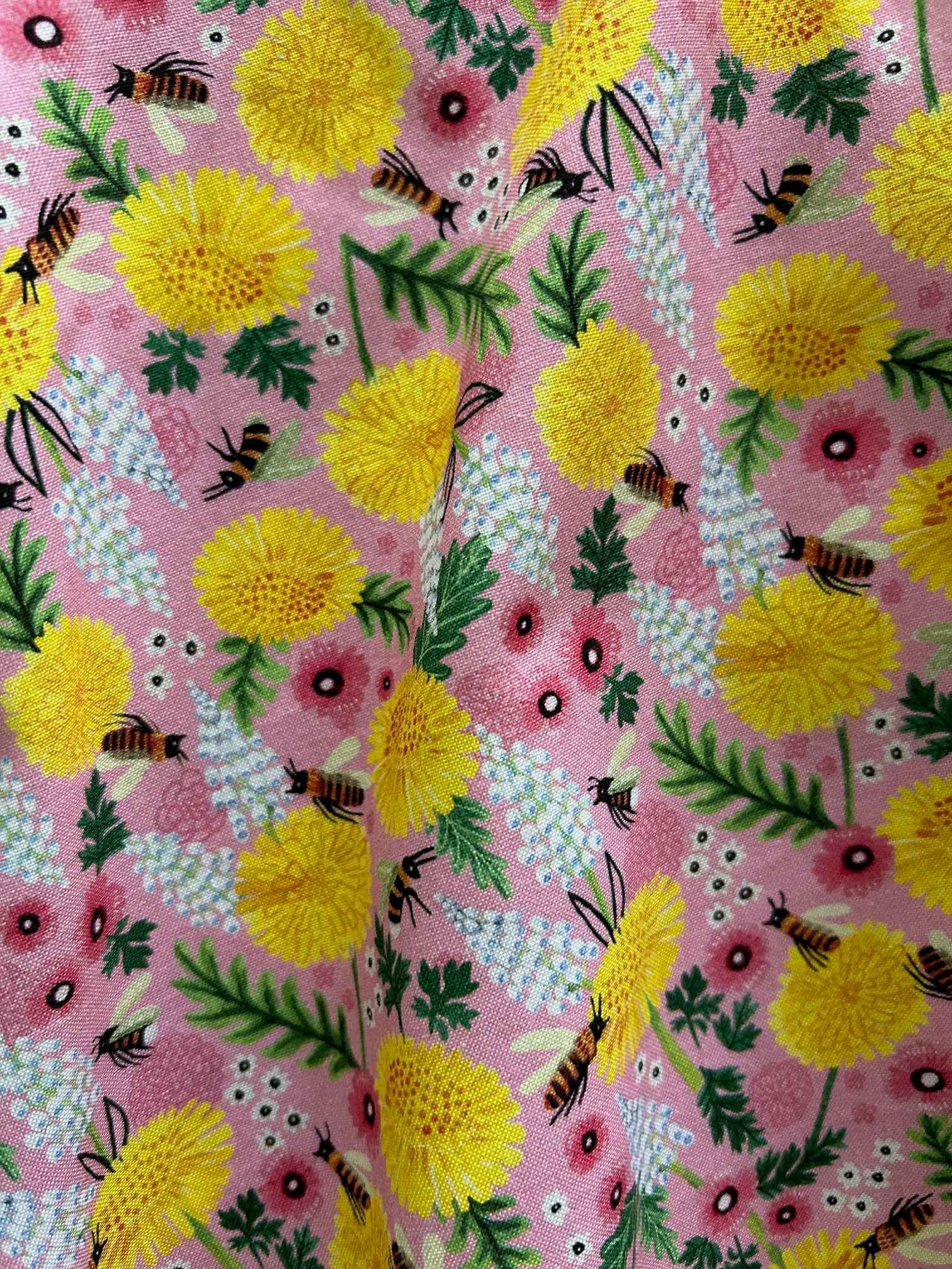 Bees & Dandelions Skater Skirt