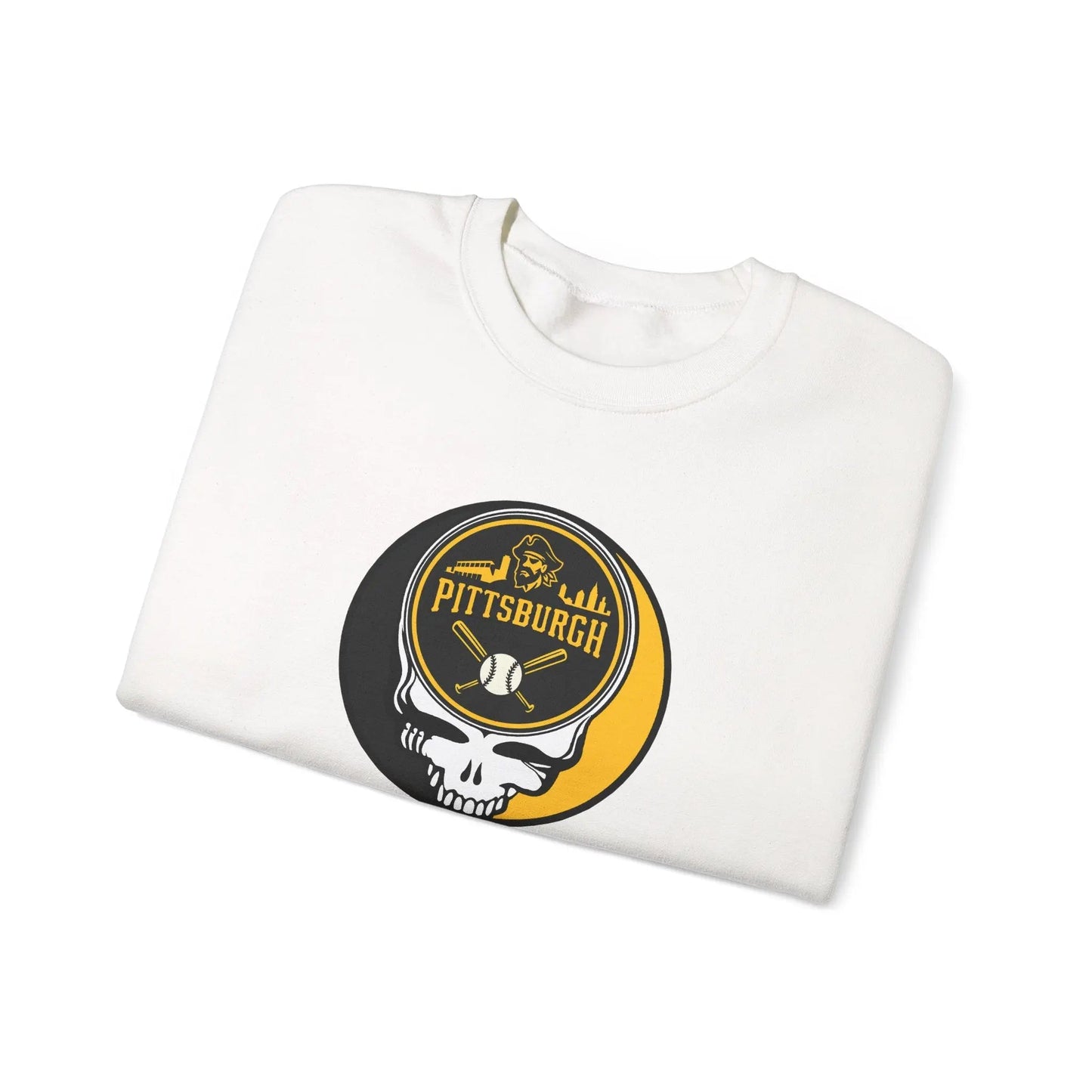 Pittsburgh Pirates Original Stealie Grateful Dead Crewneck Grateful Dead Sweatshirt