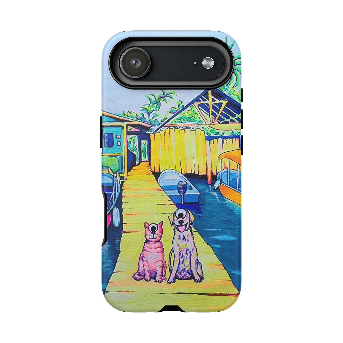 Cyclops Cat and Dog in Bocas Tough Phone Case