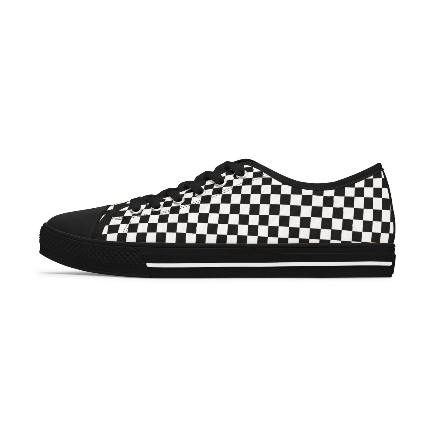 Retro Checkered Low Top Sneakers