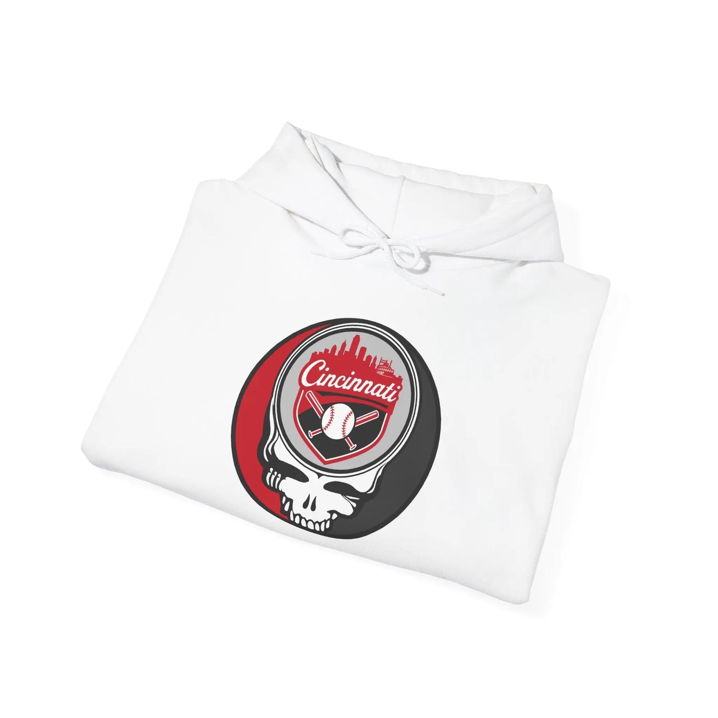 Cincinnati Reds Original Stealie Grateful Dead Hoodie