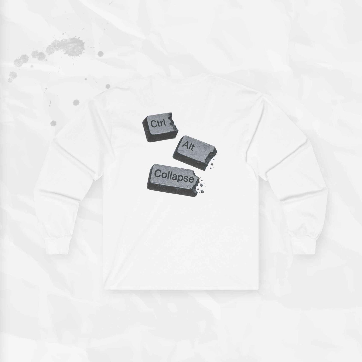 Ctrl Alt Collapse - Long Sleeve T-Shirt