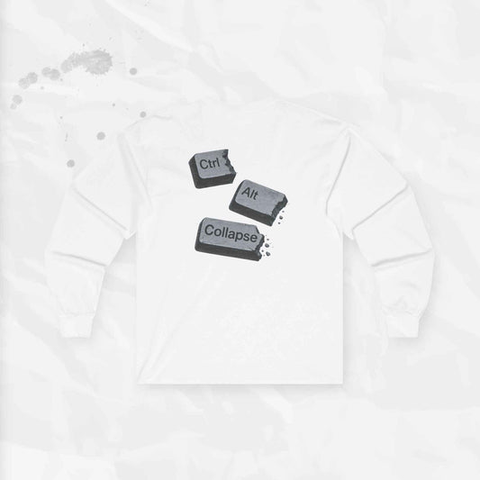 Ctrl Alt Collapse - Long Sleeve T-Shirt