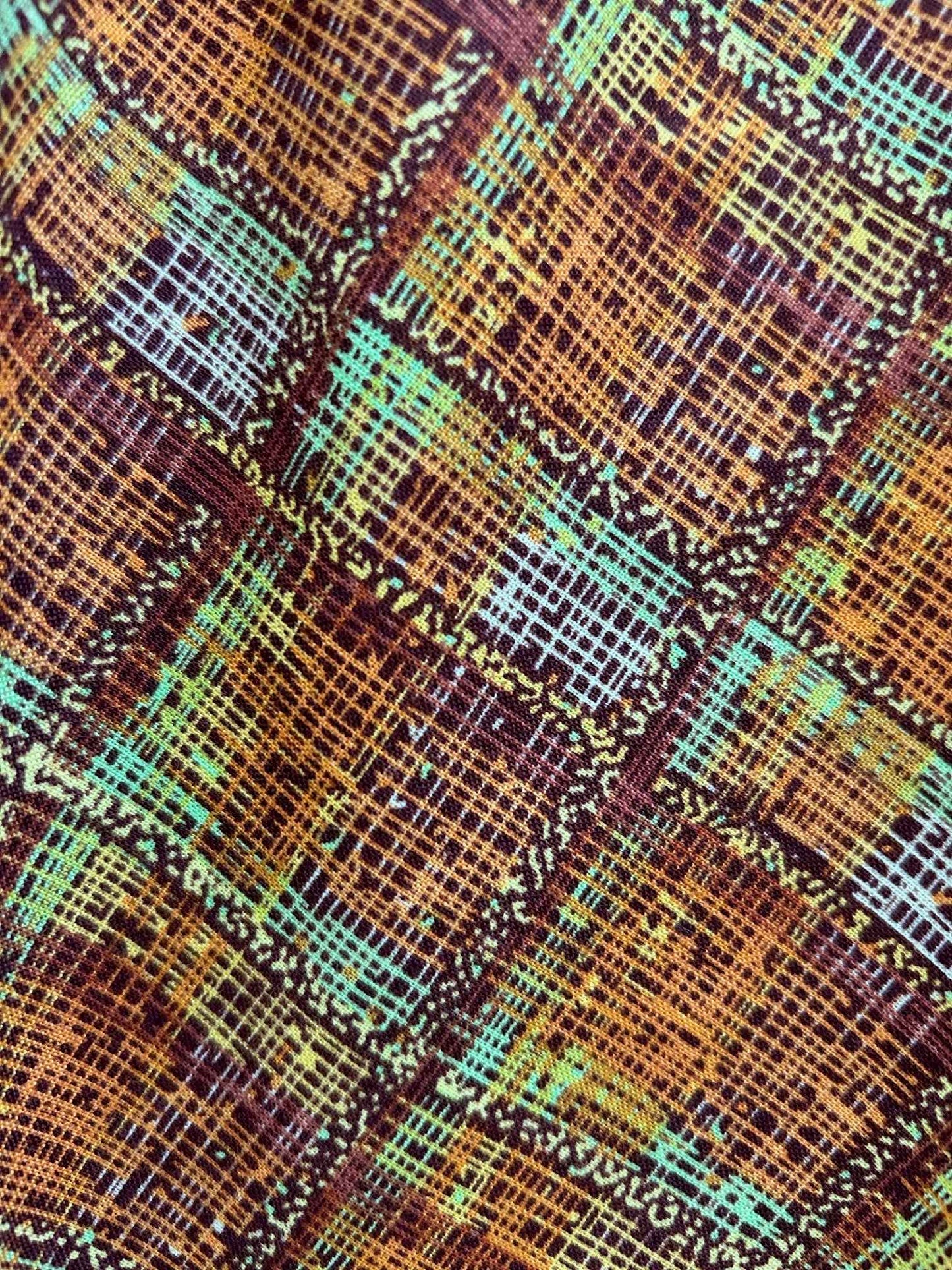 Rust Plaid Doris Skirt