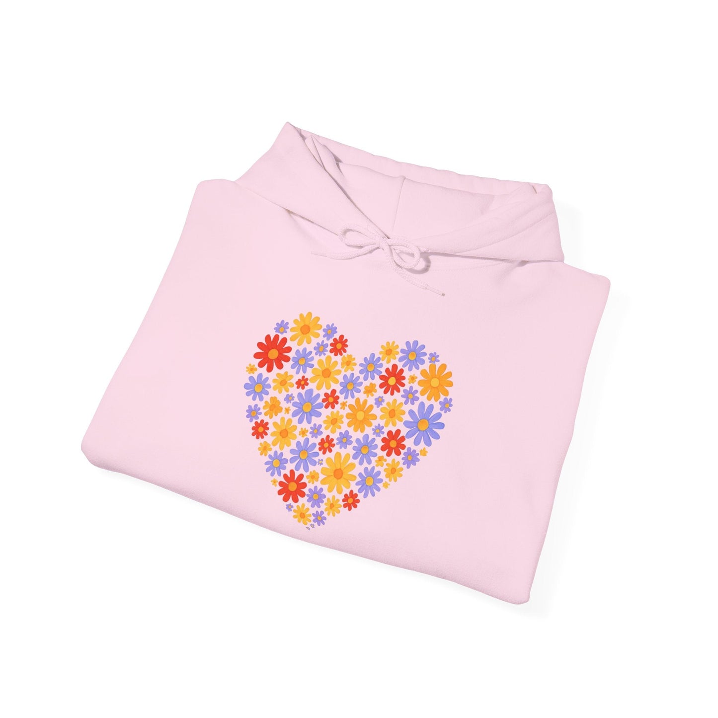 Floral Heart Hoodie - Female Cozy Hoodie - Perfect Gift for Any Occasion