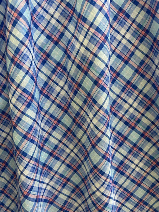 Plaid Midi Dress