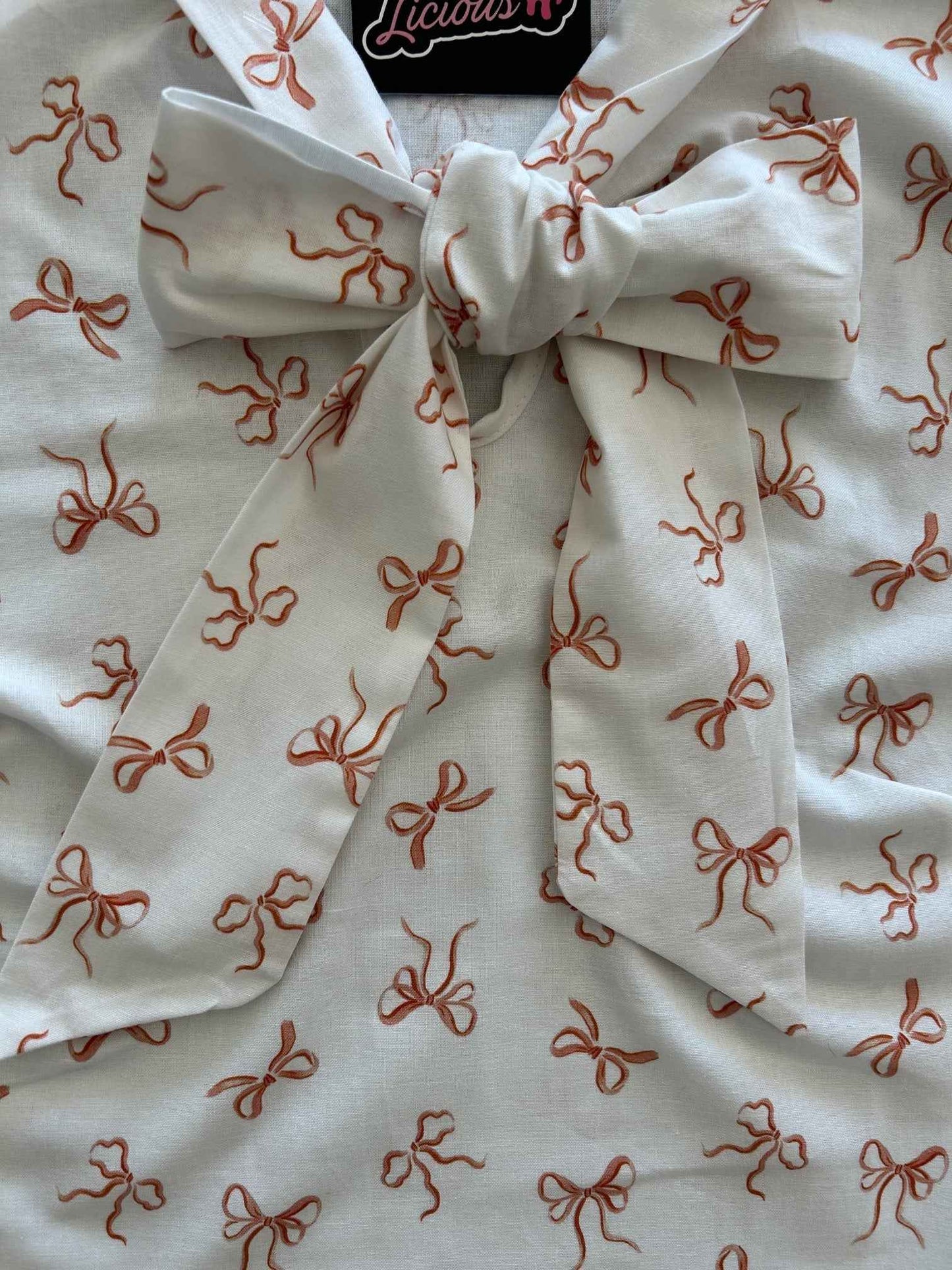 Pink Bows Bow Top