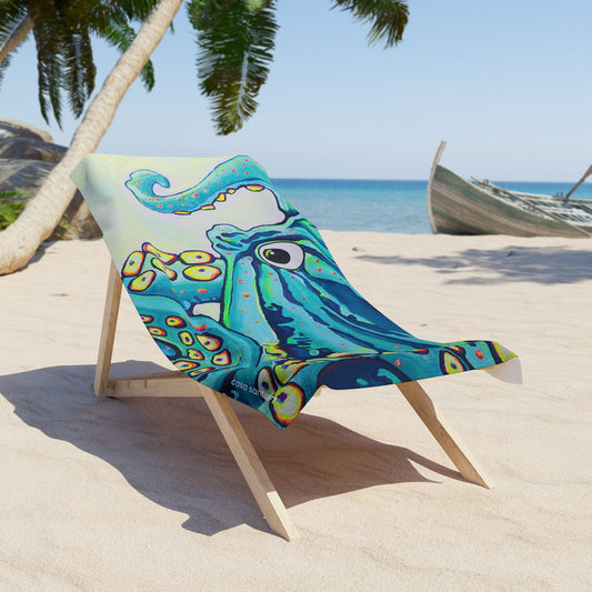 Cyclops Octopus Beach Towel for Summer Fun and Vacation Essentials