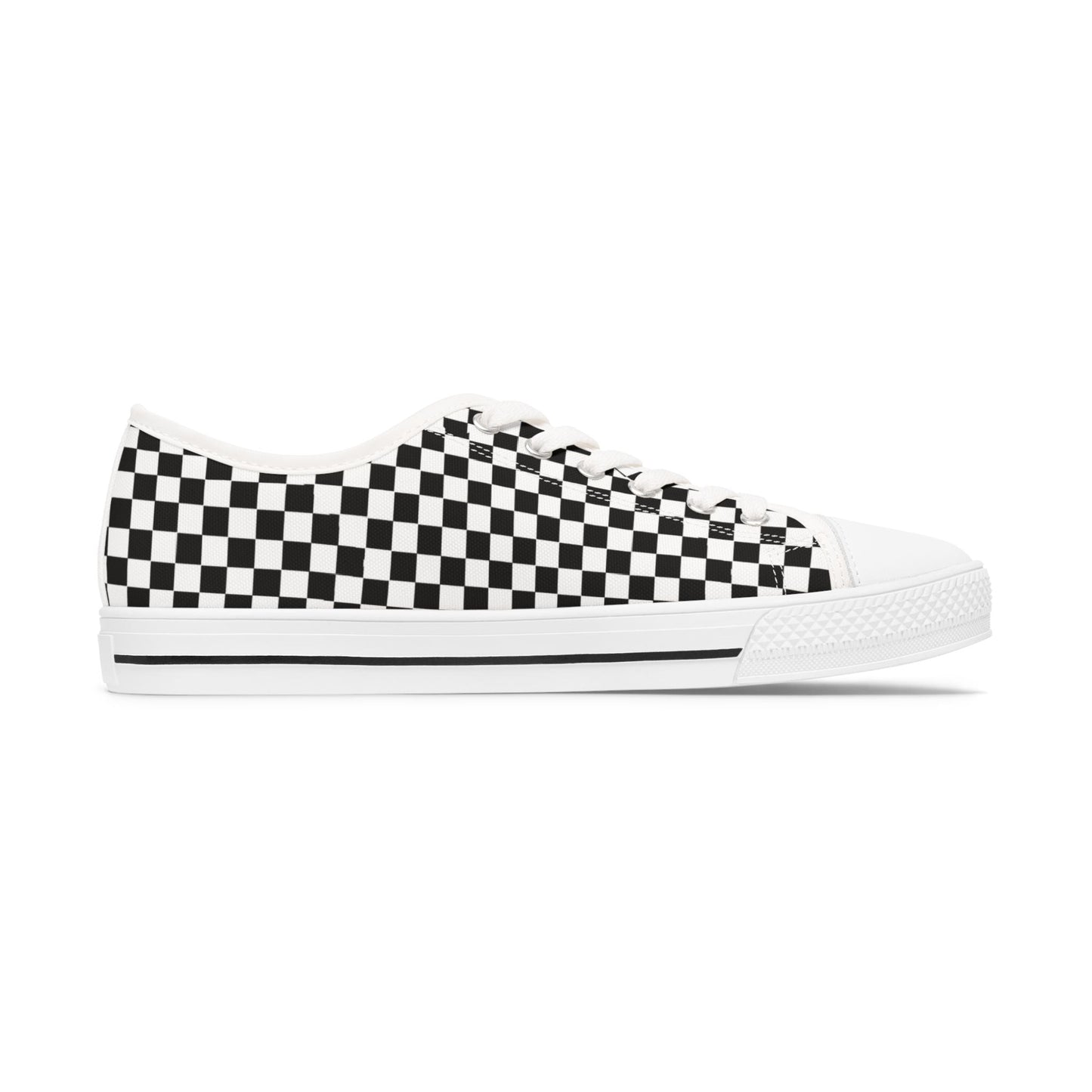 Retro Checkered Low Top Sneakers