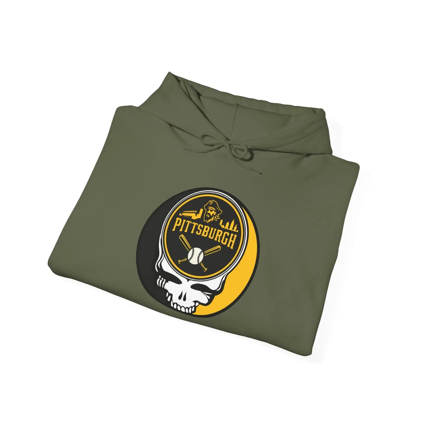 Pittsburgh Pirates Original Stealie Grateful Dead Hoodie