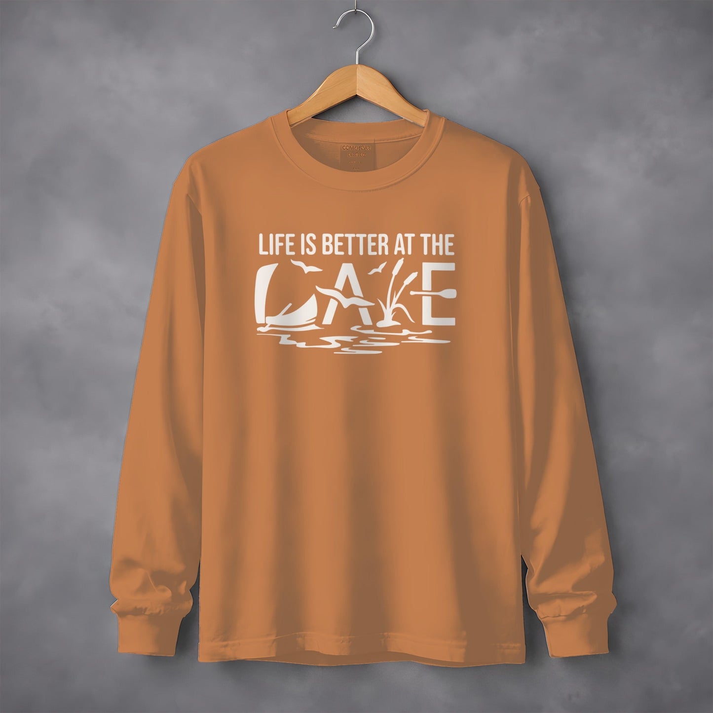 Life is Better at the Lake Outdoors Recreation Long Sleeve T-Shirt