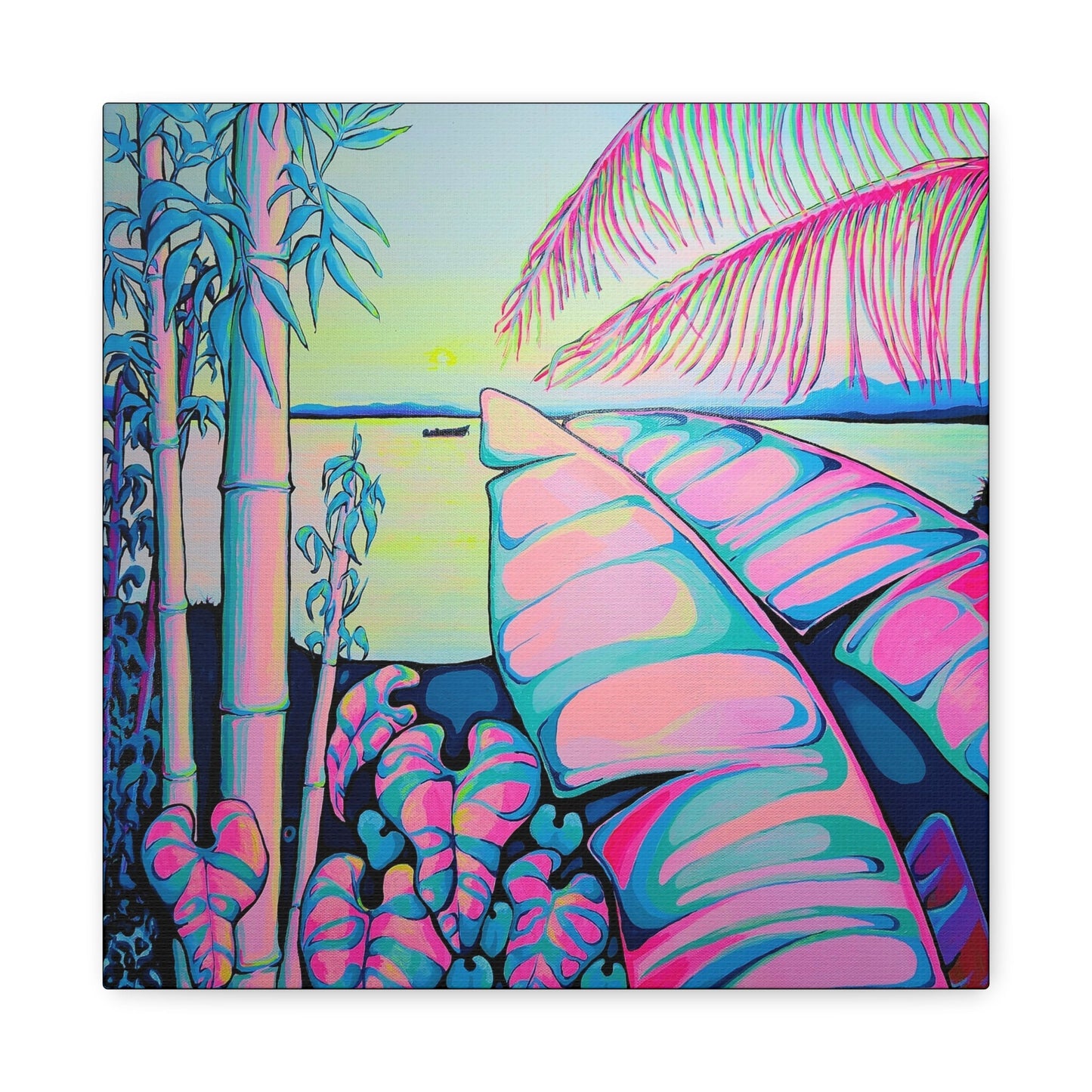 Serenity Bocas Canvas Print, Original Artist Design, Home Decor, Wall Art