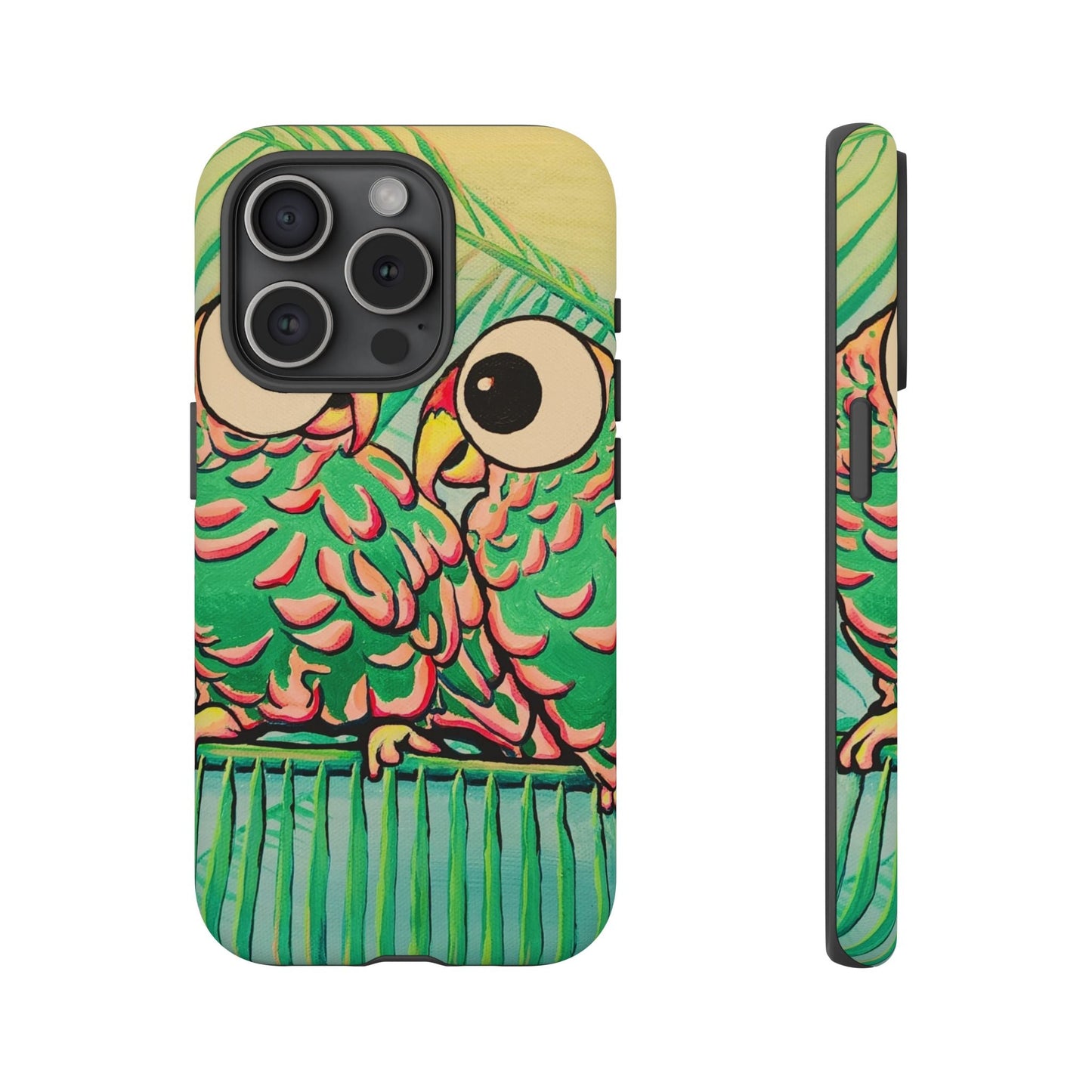 Chatty Cyclops Parrots Tough Phone Case