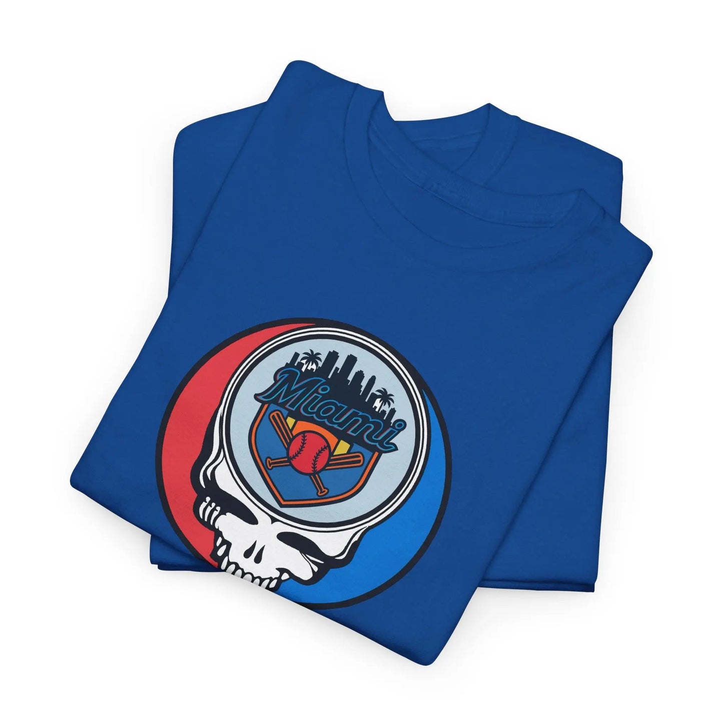 Miami Marlins Original Stealie Grateful Dead T-Shirt