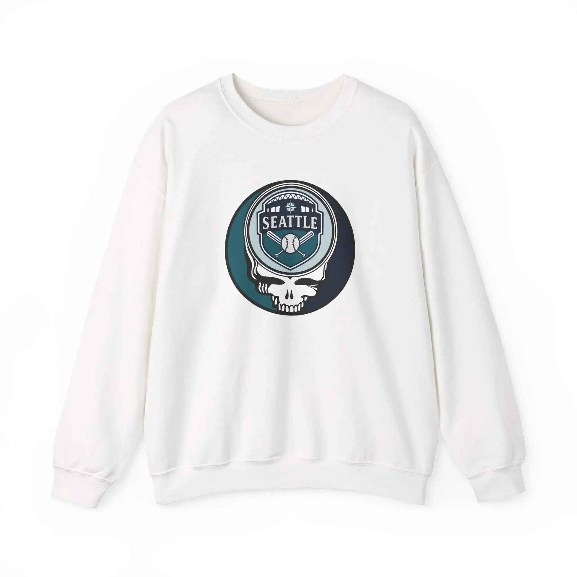 Seattle Mariners original Stealie Grateful Dead Crewneck Grateful Dead Sweatshirt