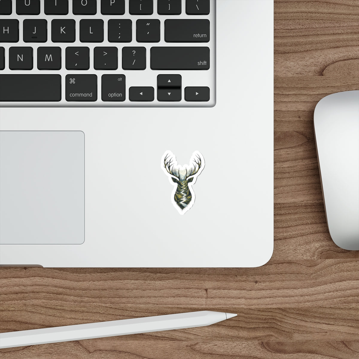 Forest Path Buck Die-Cut Sticker