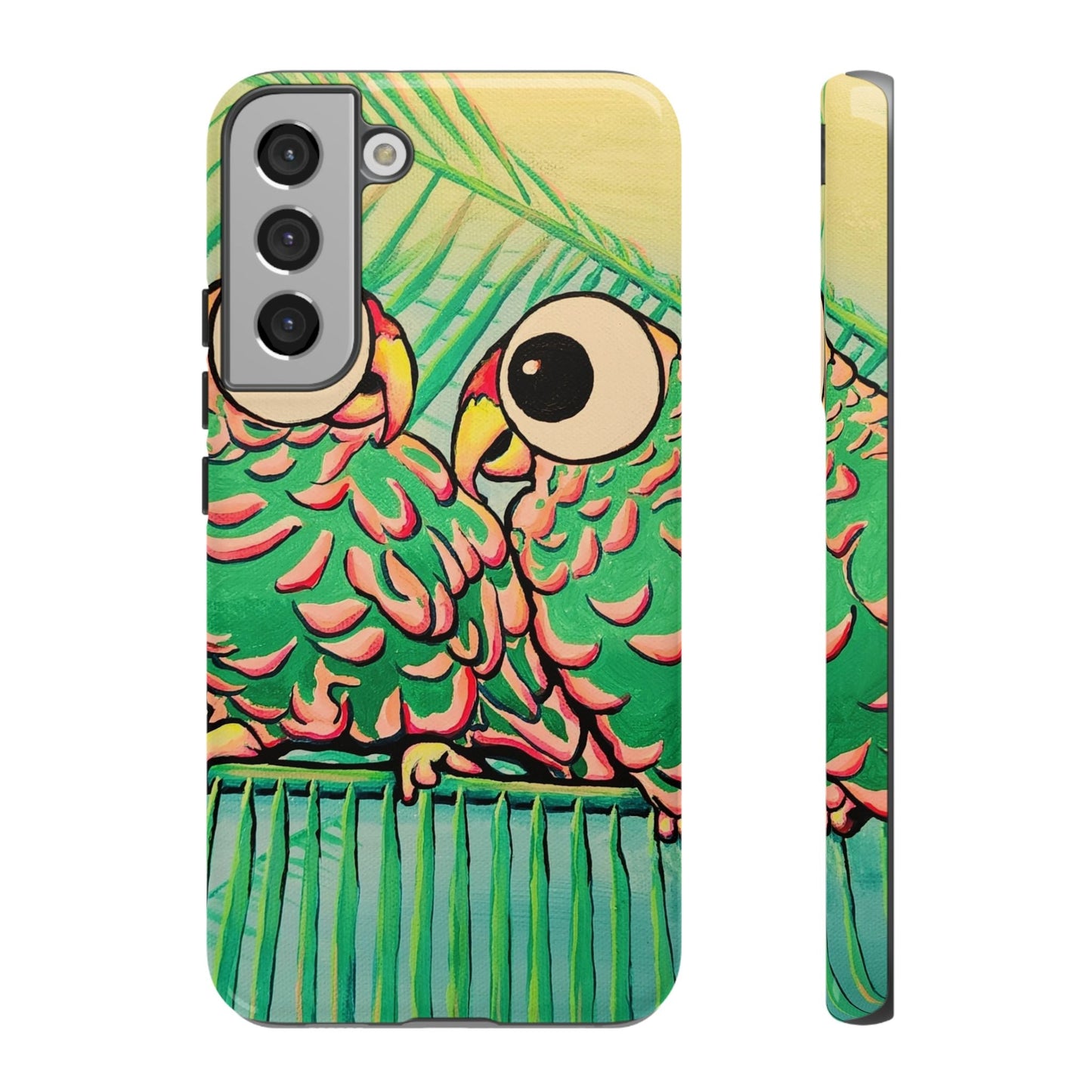 Chatty Cyclops Parrots Tough Phone Case
