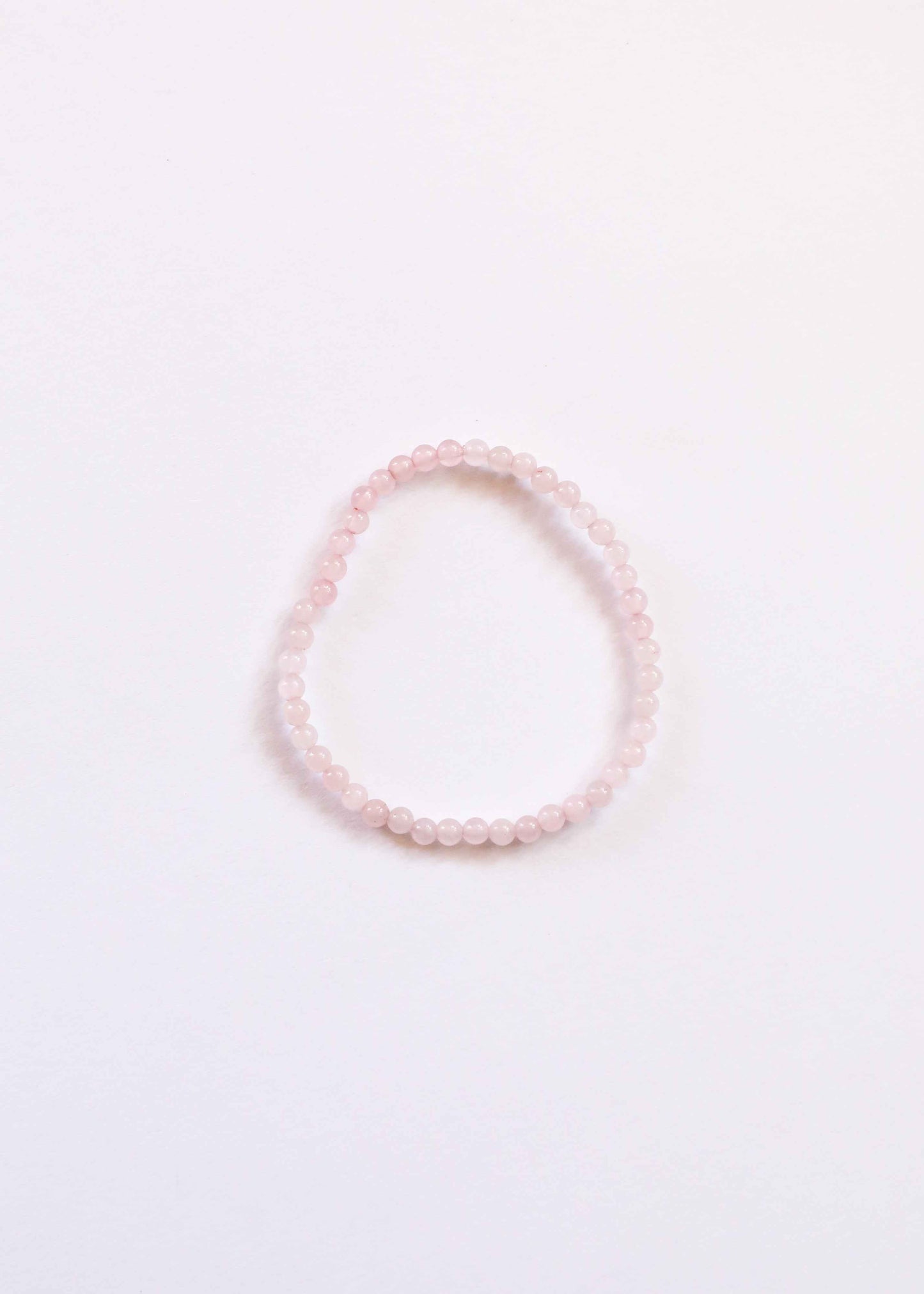 Polished Rose Quartz || Adult Bracelet