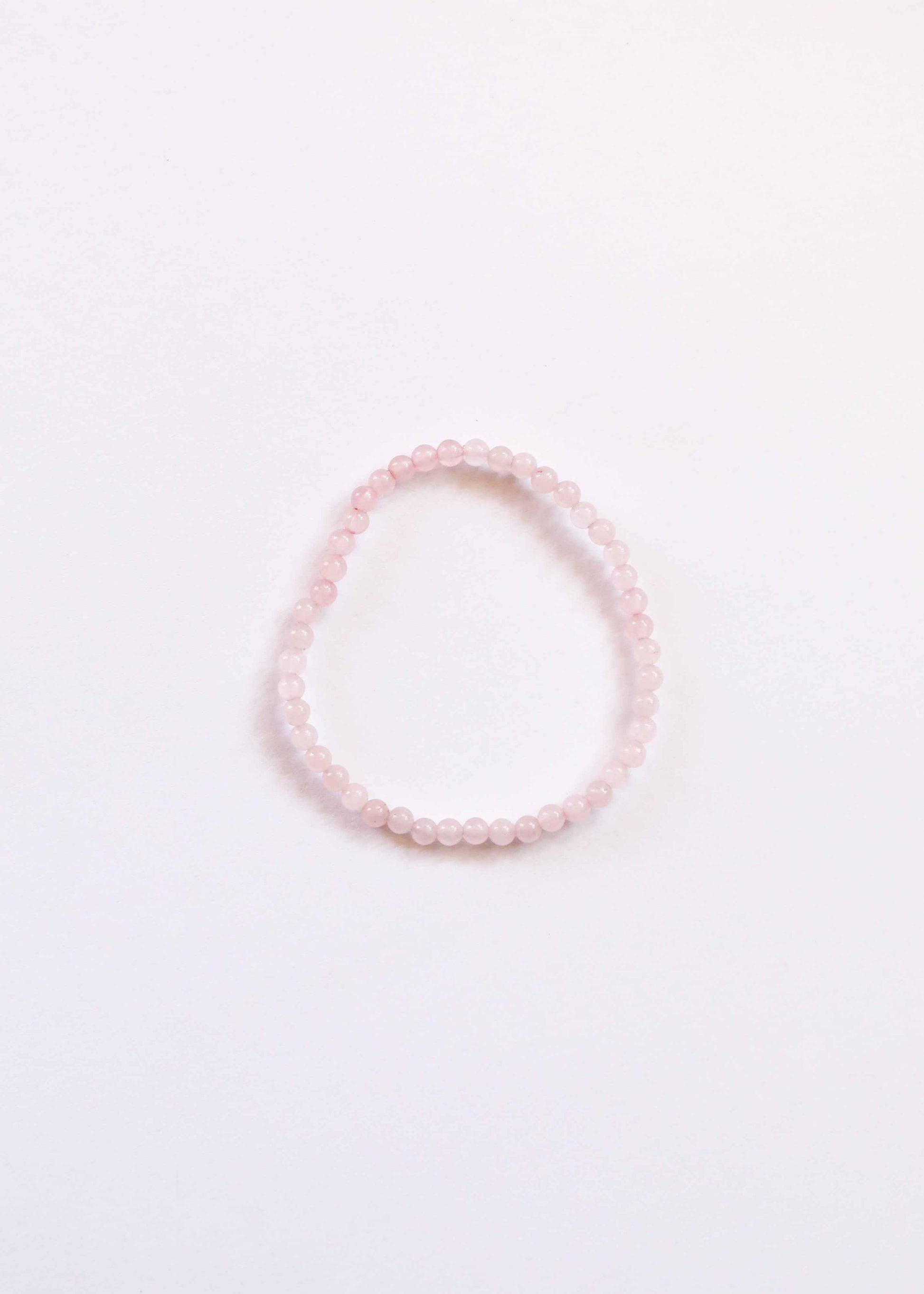Polished Rose Quartz || Adult Bracelet