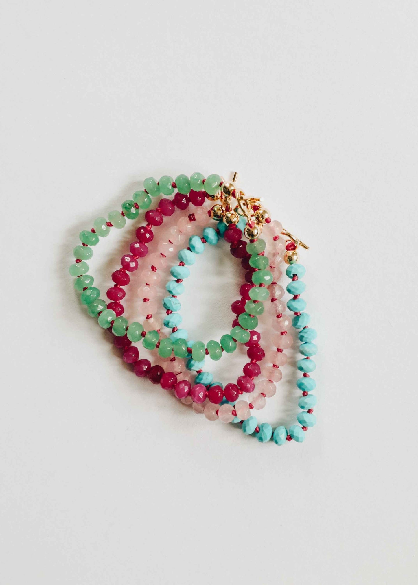 Turquoise + 14k Gold Filled Toggle || Gemstone Necklace