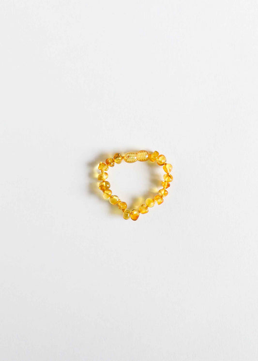 Polished Honey Baltic Amber || Anklet or Bracelet