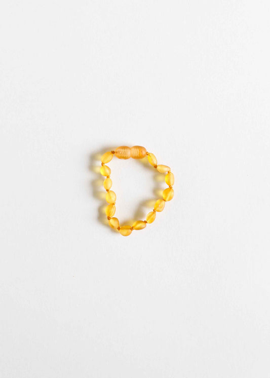 Raw Honey Baltic Amber || Classic || Anklet or Bracelet