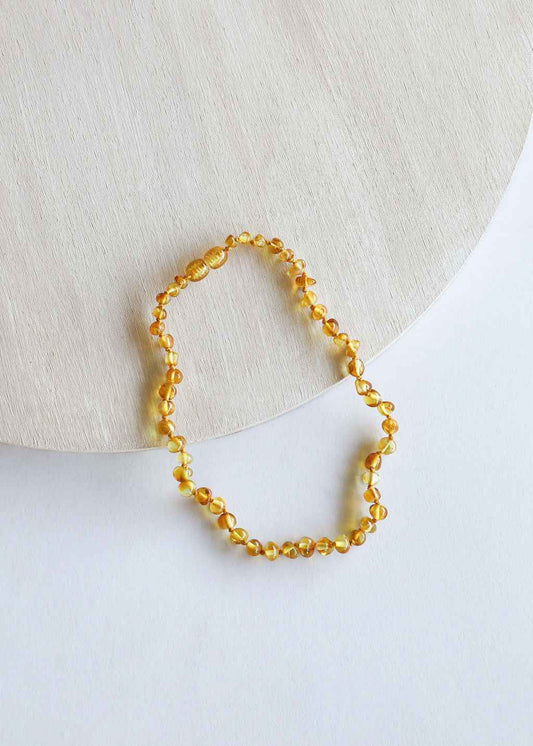 Polished Honey Baltic Amber || Necklace