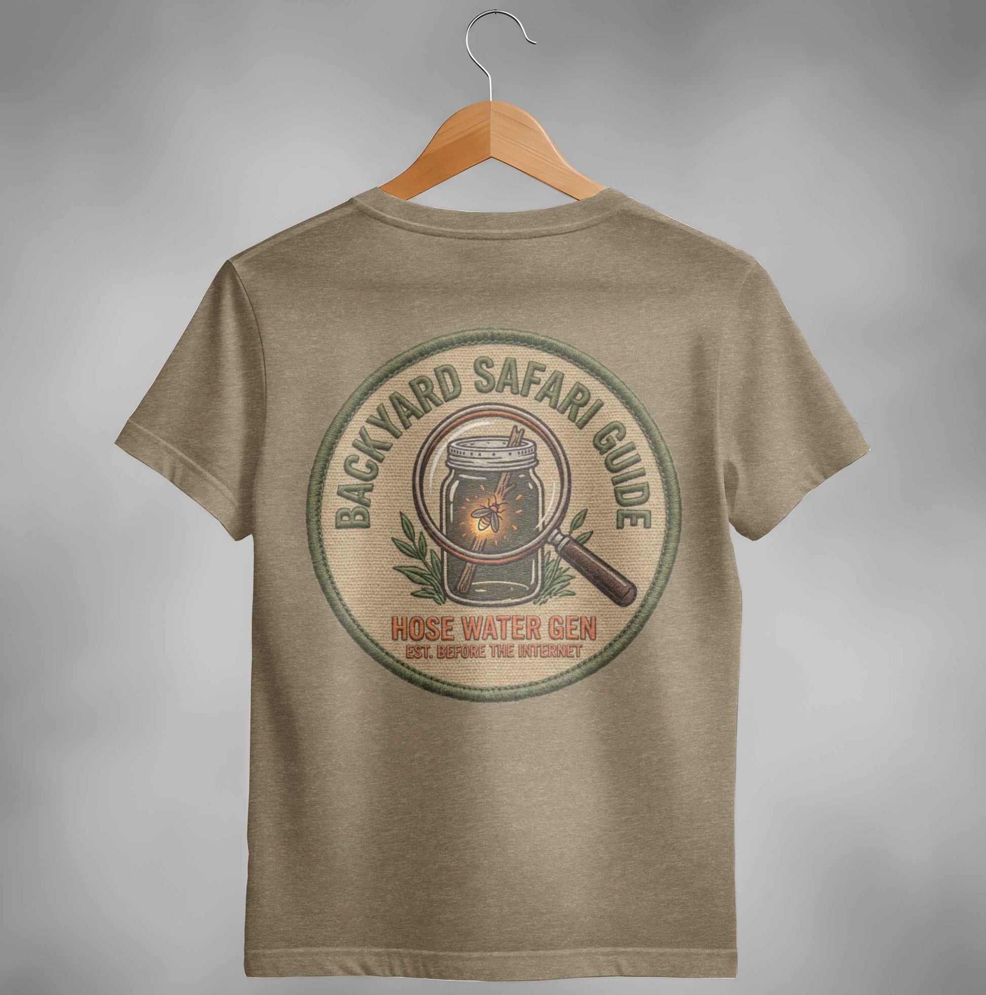 Backyard Safari Guide Vintage Patch T-Shirt