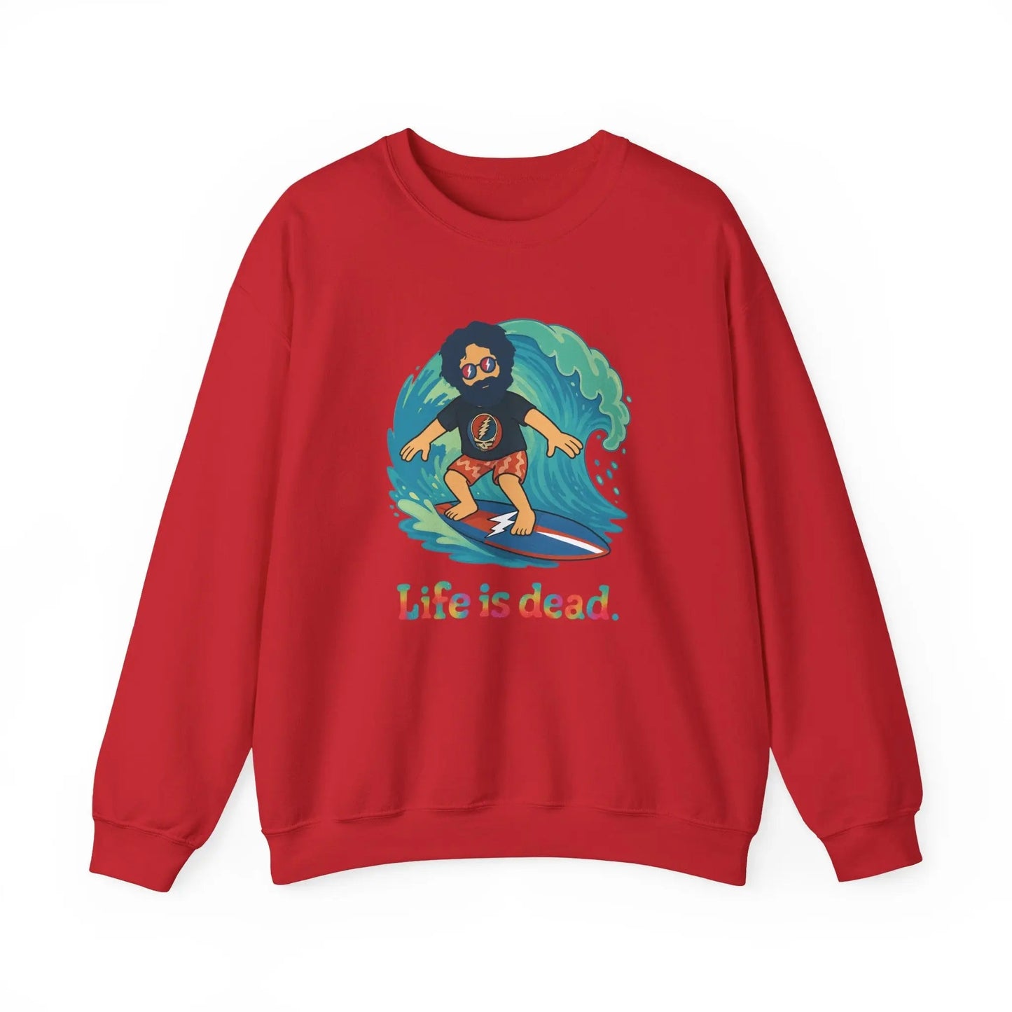 Surfing Jerry Life is dead.® Crewneck