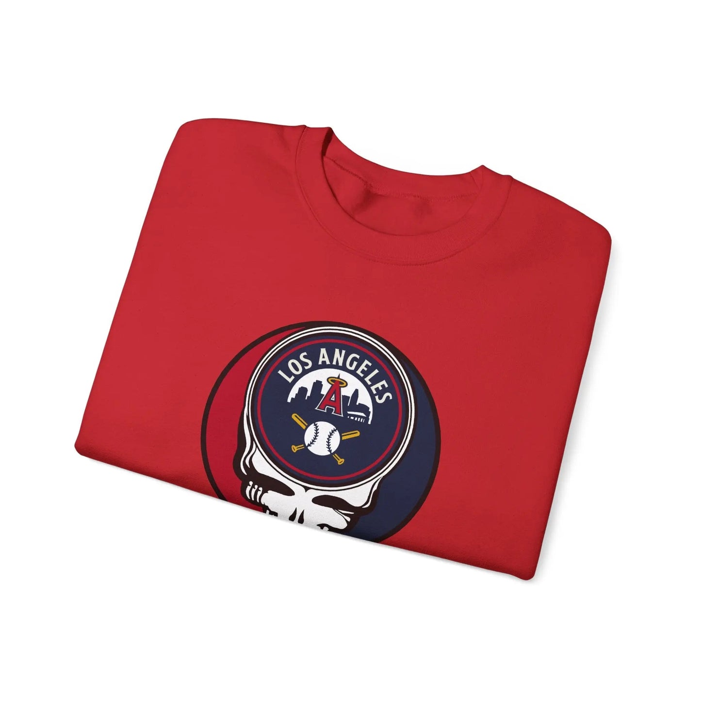 Los Angeles Angels Original Stealie Grateful Dead Crewneck Grateful Dead Sweatshirt